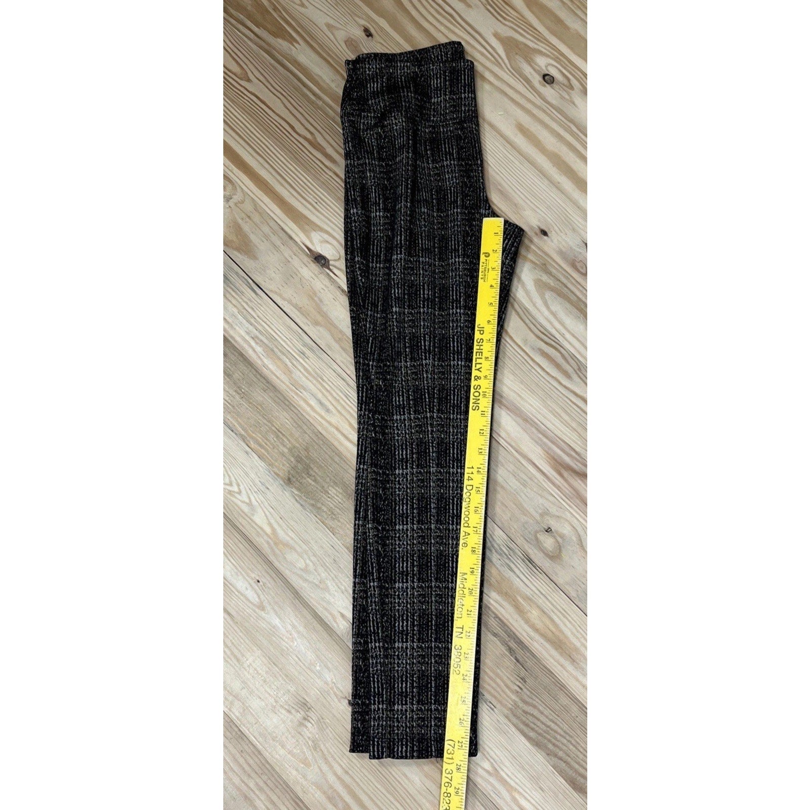 Philosophy Republic Clothing Women's Plaid Pull On Skinny Pants Size S