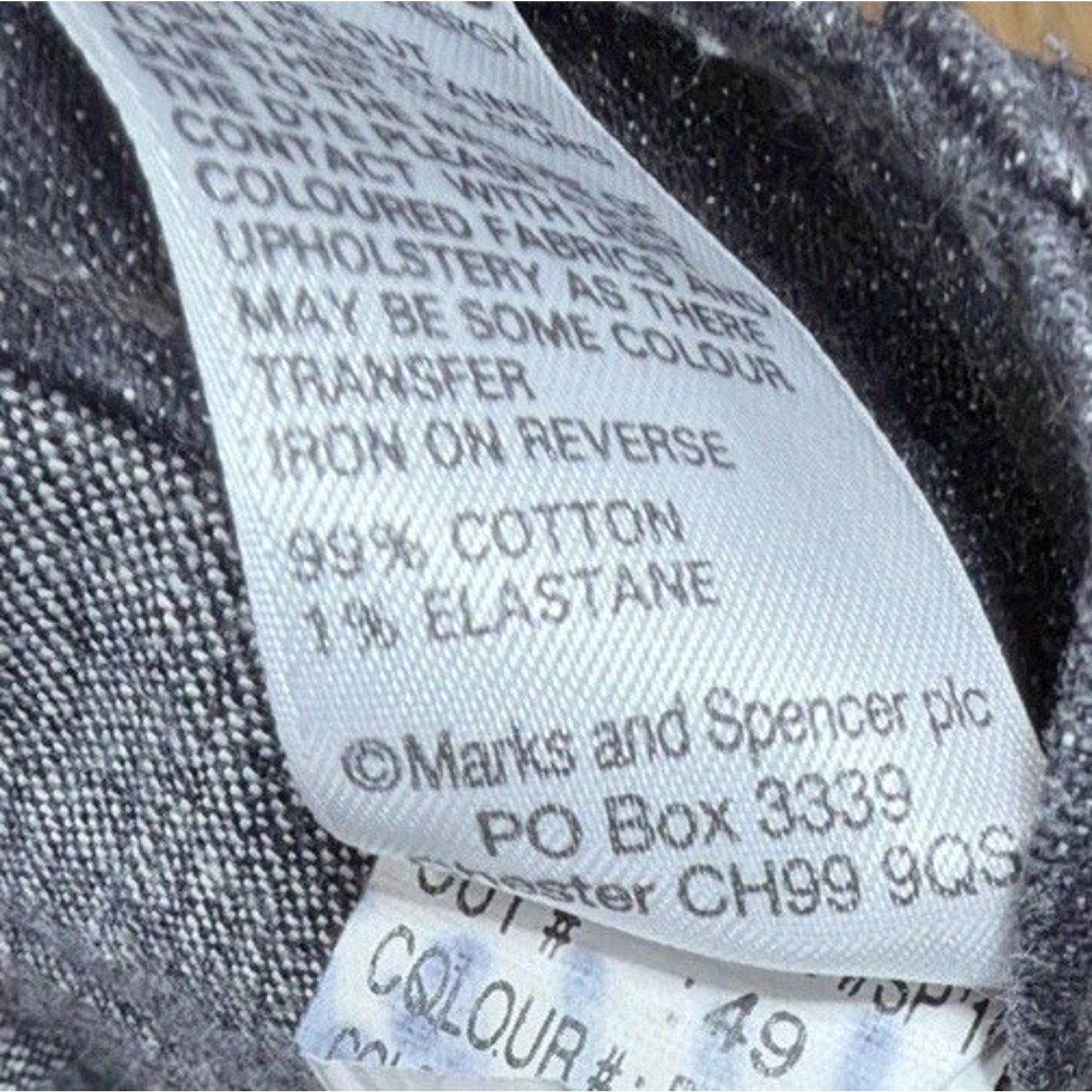 Marks & Spencer Womens Black Cotton Stretch Bootcut Flare Women Jeans 28x30
