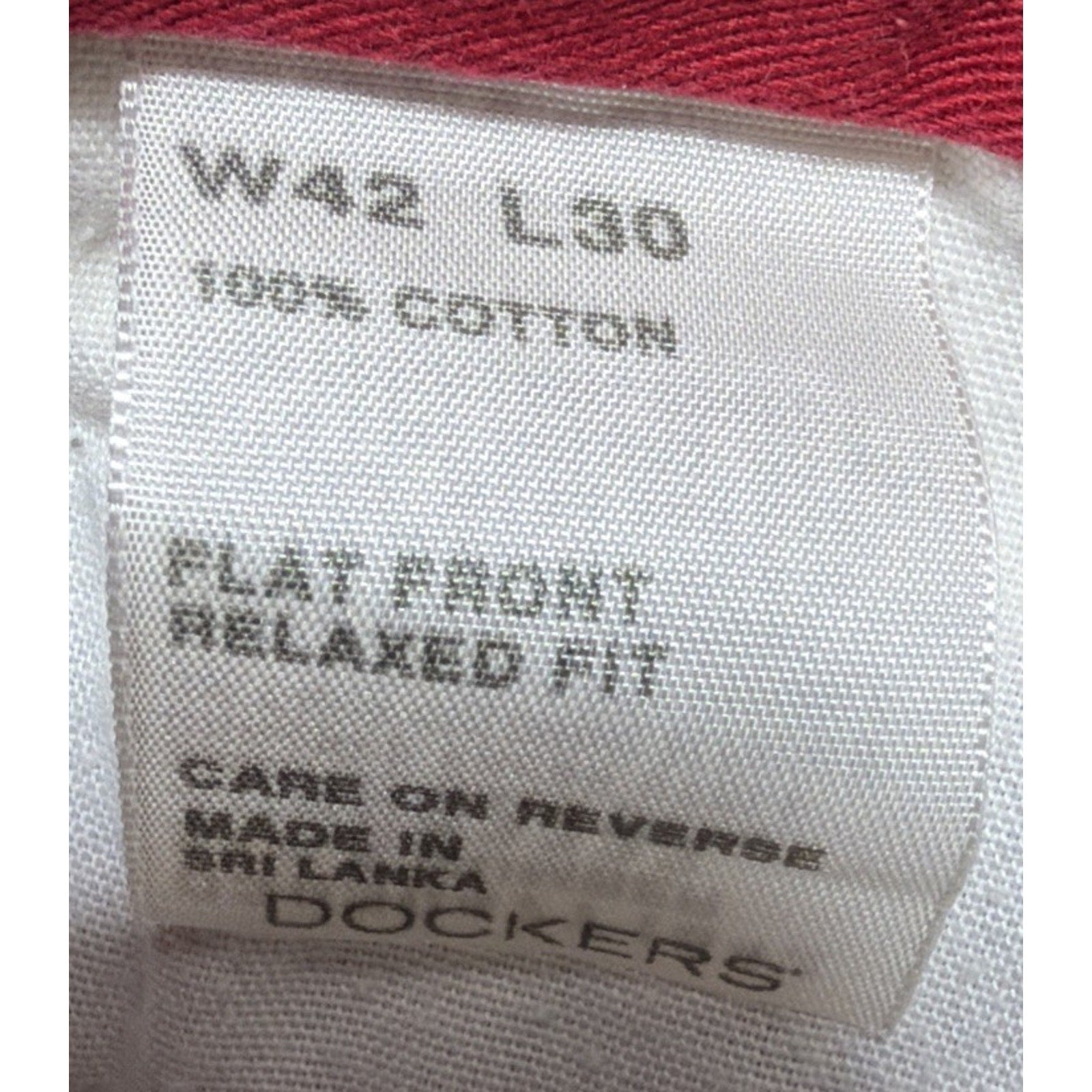 Dockers Cargo Pants Relaxed Fit Flat Front Men's 40X32 Work wear