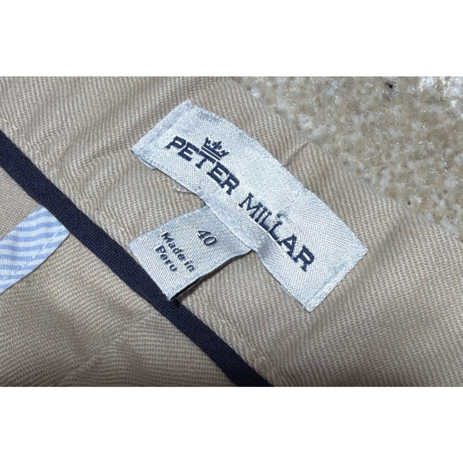 Peter Millar Pants Men 40x36 Slim Chino Business Preppy Golf Stretch Pima Cotton