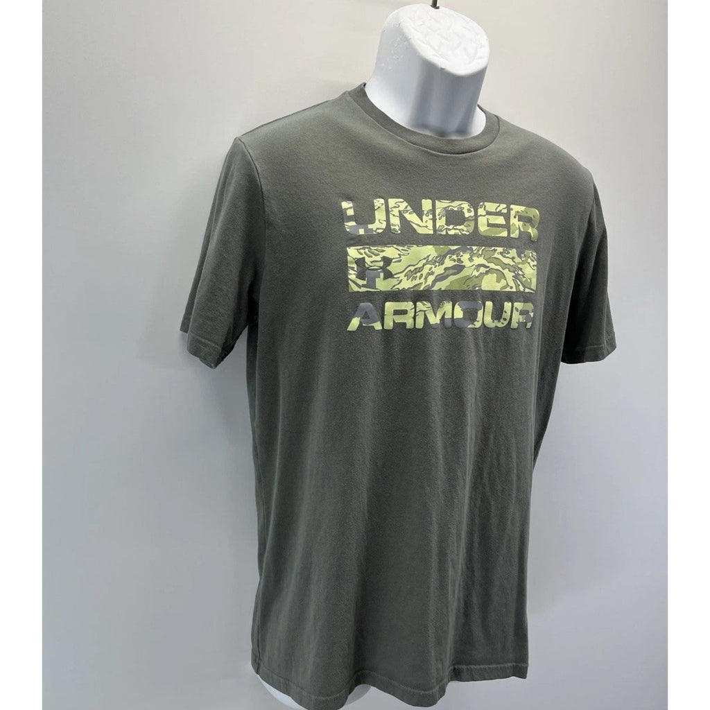 Under Armour Stacked Logo Fill T-Shirt - Mossy Taupe Size Medium