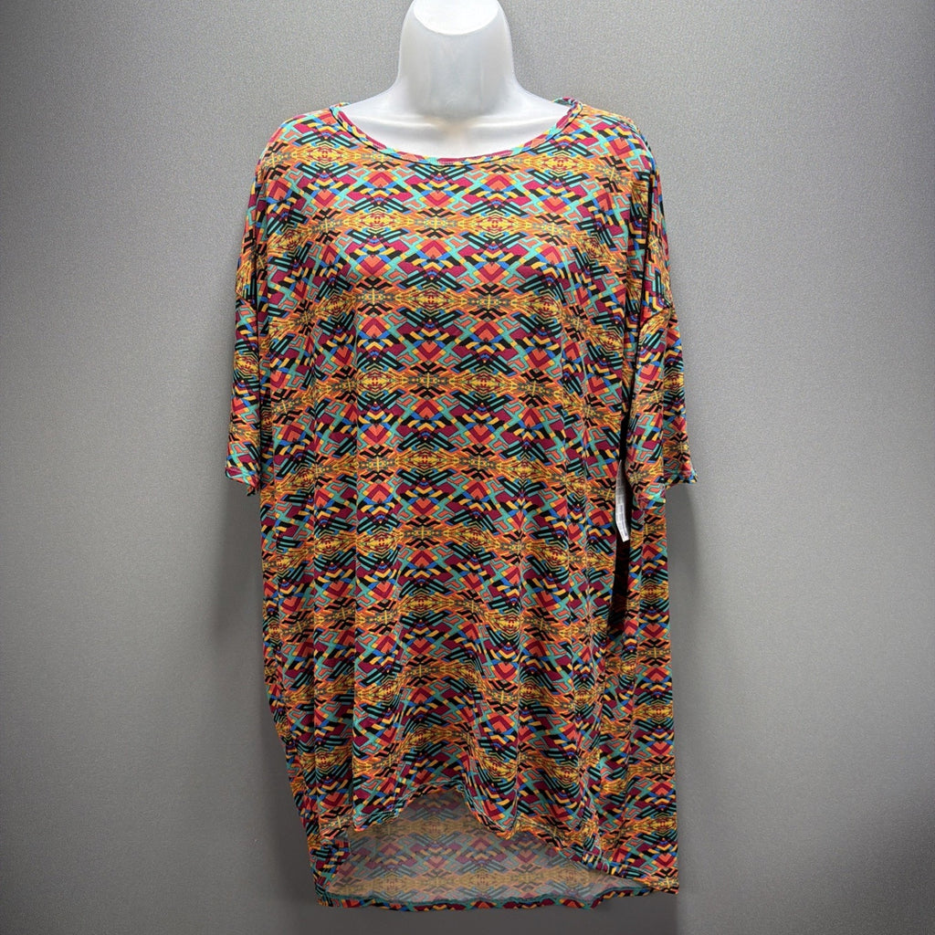 NWT Lot Of 3 LuLaRoe Irma Top Shirt Tunic Geo Aztec Floral Pattern Womens L New
