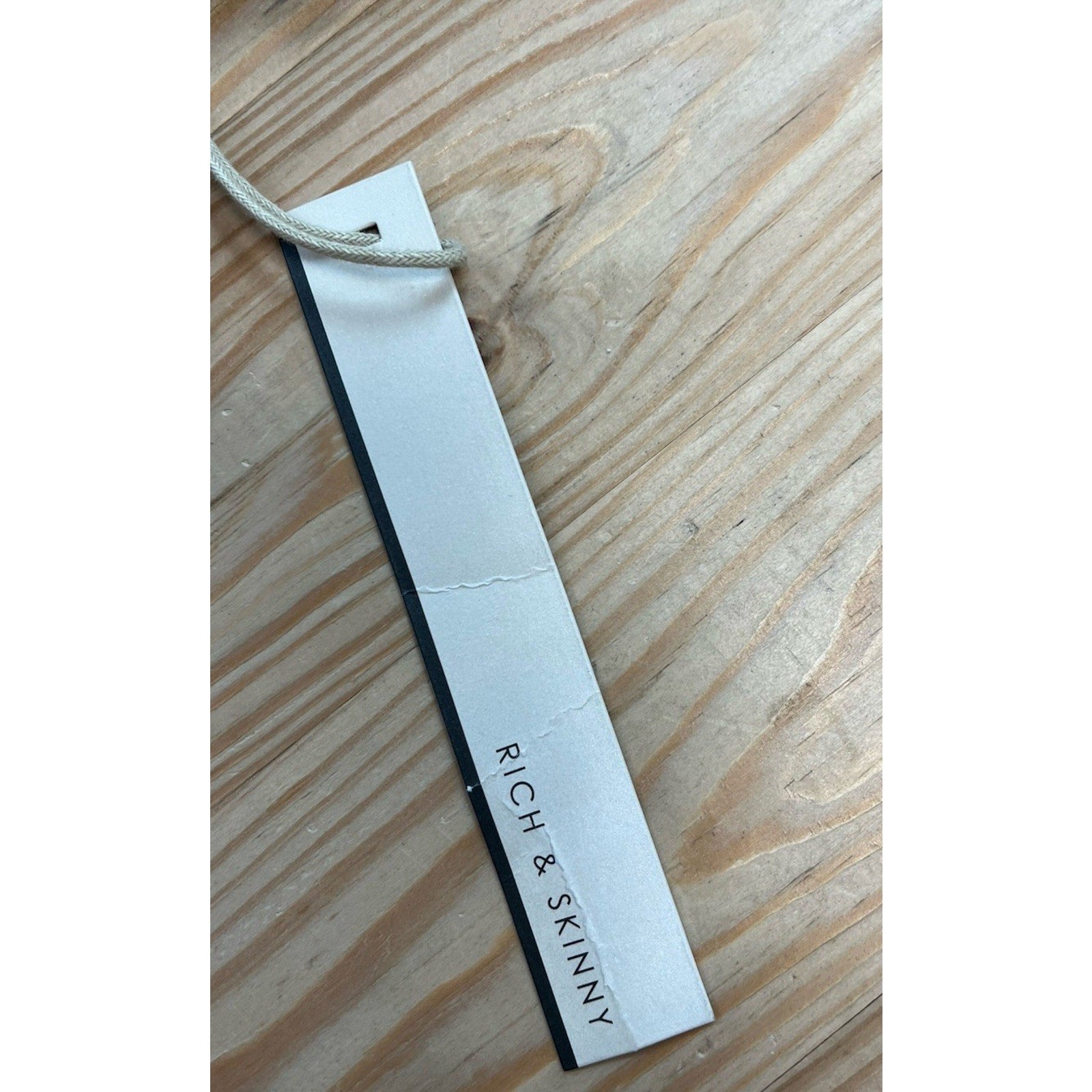 Rich and Skinny Napoli Skinny Crop Blue Jeans Size 26 Msrp 150$