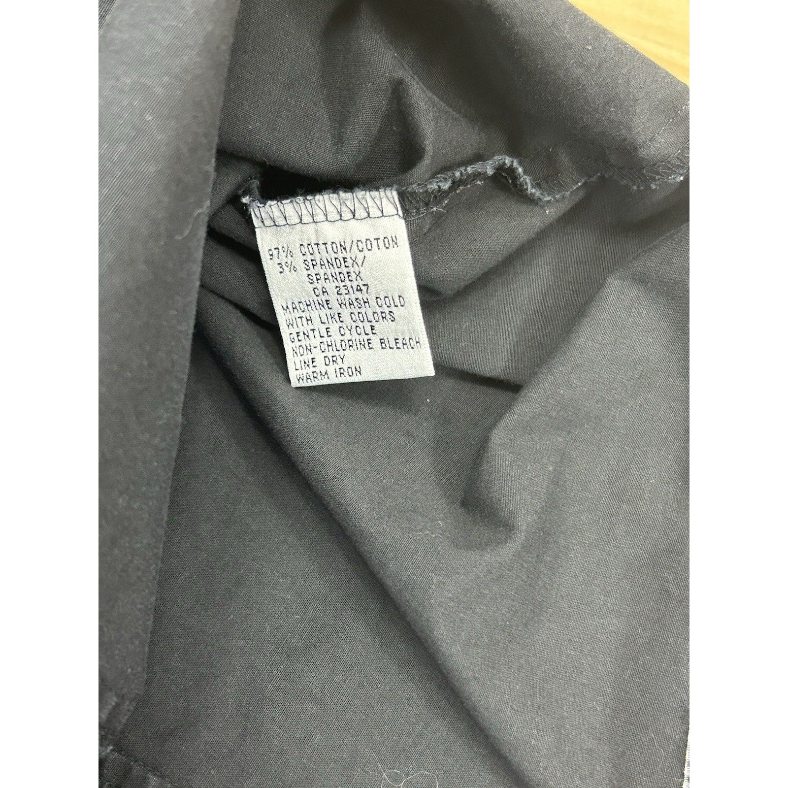 TALBOTS Womens Jacket 3XL Black Button Up Short Utility Jacket.