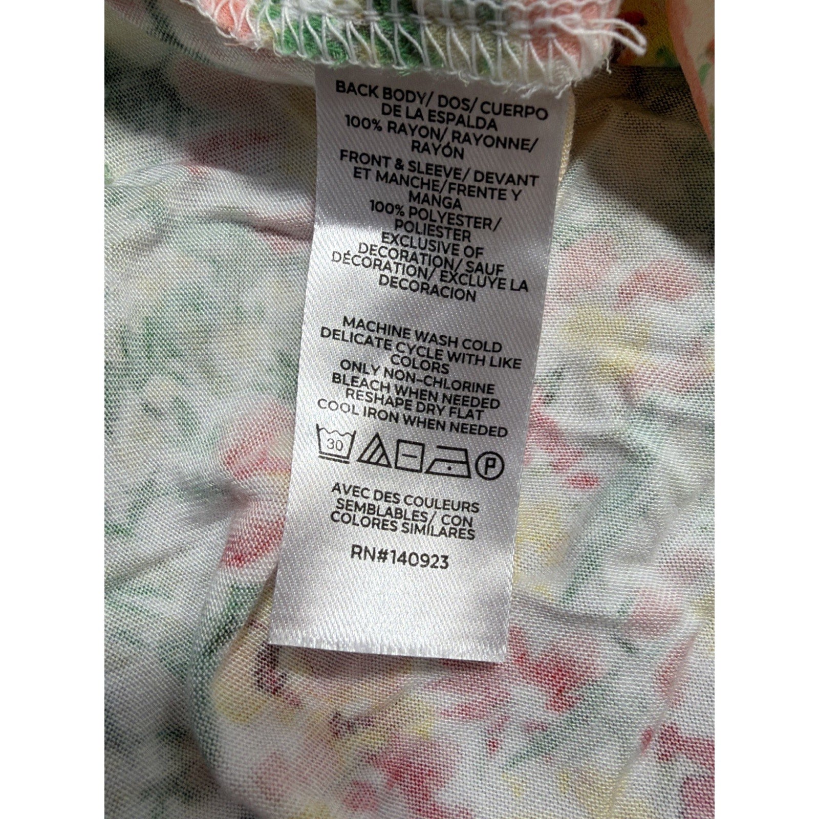 Loft Women Sleeveless Buttercup Floral Pleated Mixed Media Top White M