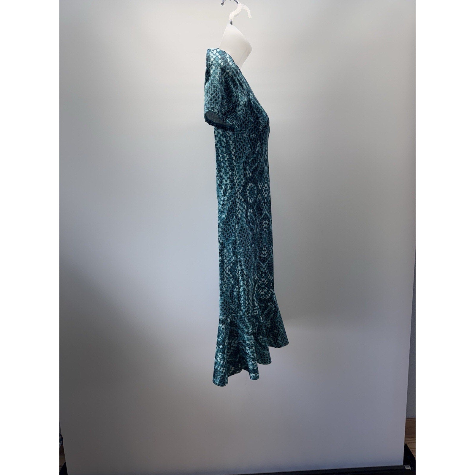 ALK Glamour Mermaid Animal Print Dress Women’s Small Petite