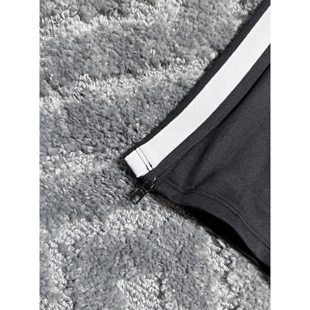 Victoria's Secret PINK Active Ankle Zip Track Pants w/Pockets Black L New