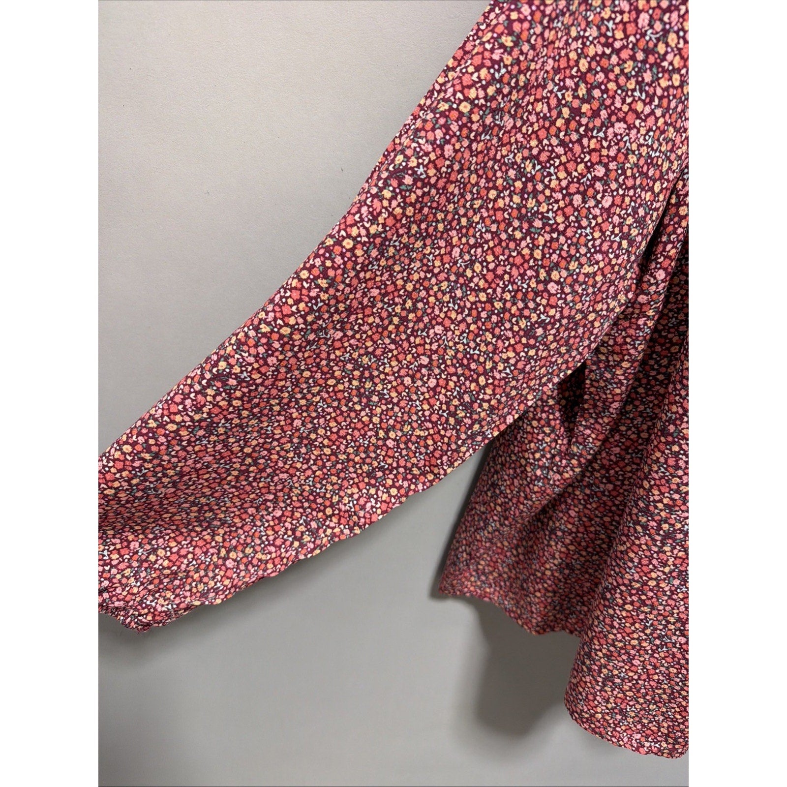 New Beautiful Women's 3X Croft & Barrow Floral Balloon Sleeve Tunic Top