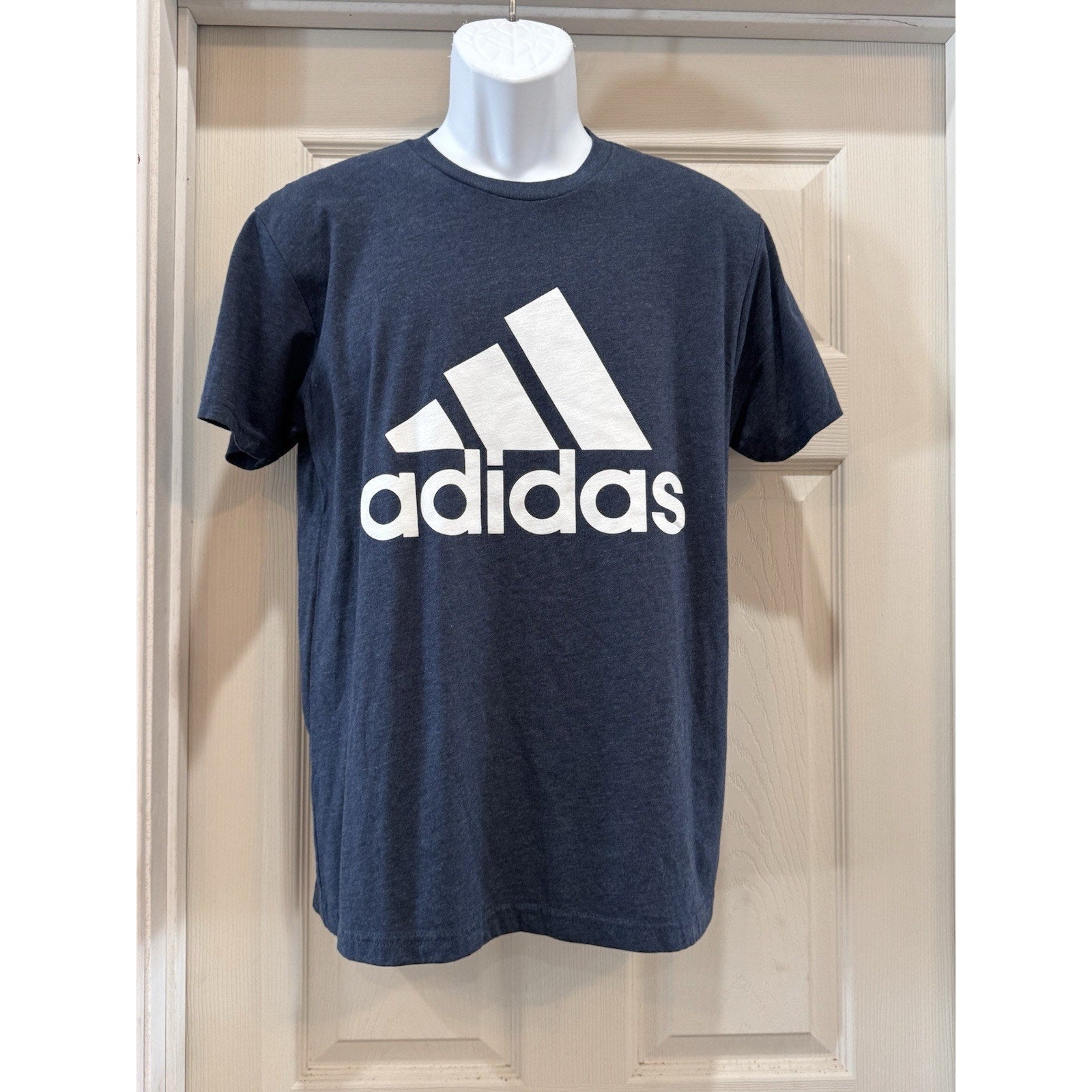 adidas Men's Navy Blue Logo T-Shirt Size Medium RK14