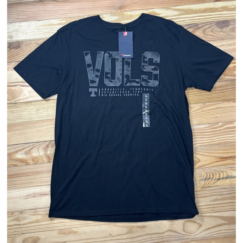 Tennessee Volunteers NCAA Large Fanatics Casual T-Shirt Gray New Men