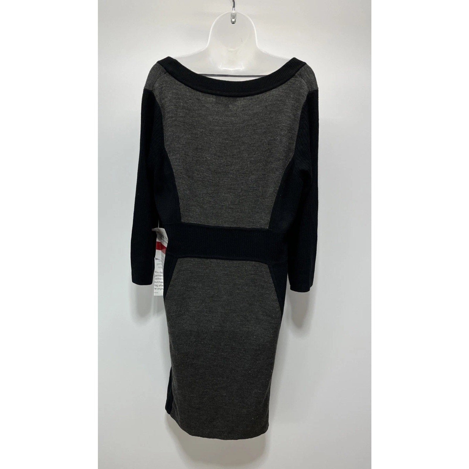 Womens. Brand K studio. Black & Gray Sweater Dress Size XL . NWT.