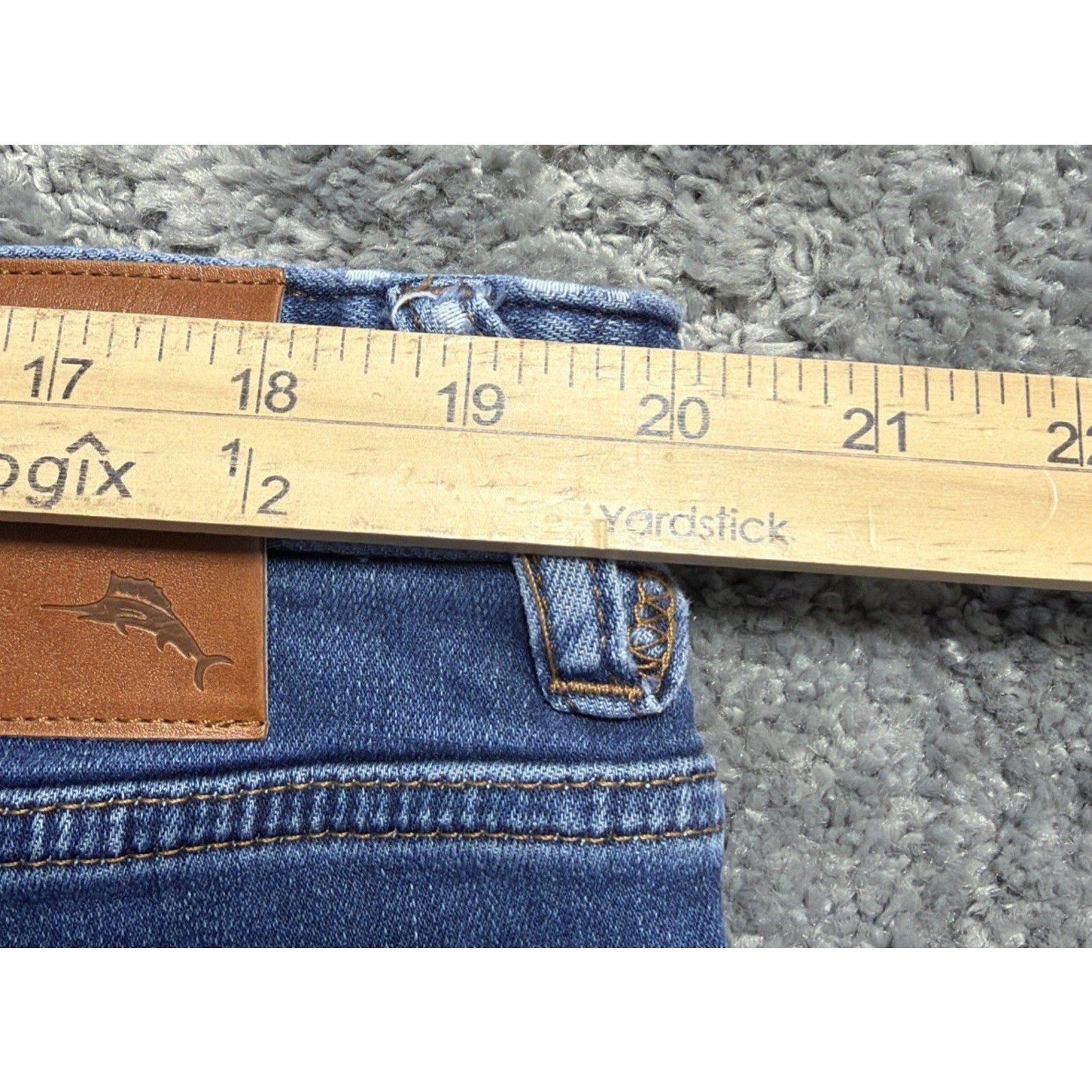 Tommy Bahama Jeans Men's 40x30 Blue Antigua Cove Classic Fit Denim Pants