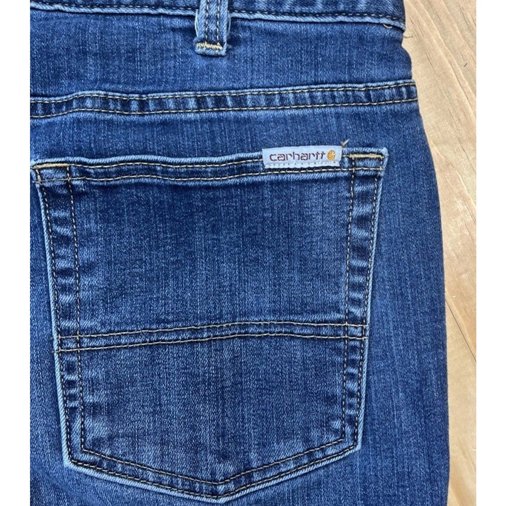 CARHARTT Slim Fit Boot Cut Size 10 Regular Women’s Blue Jeans