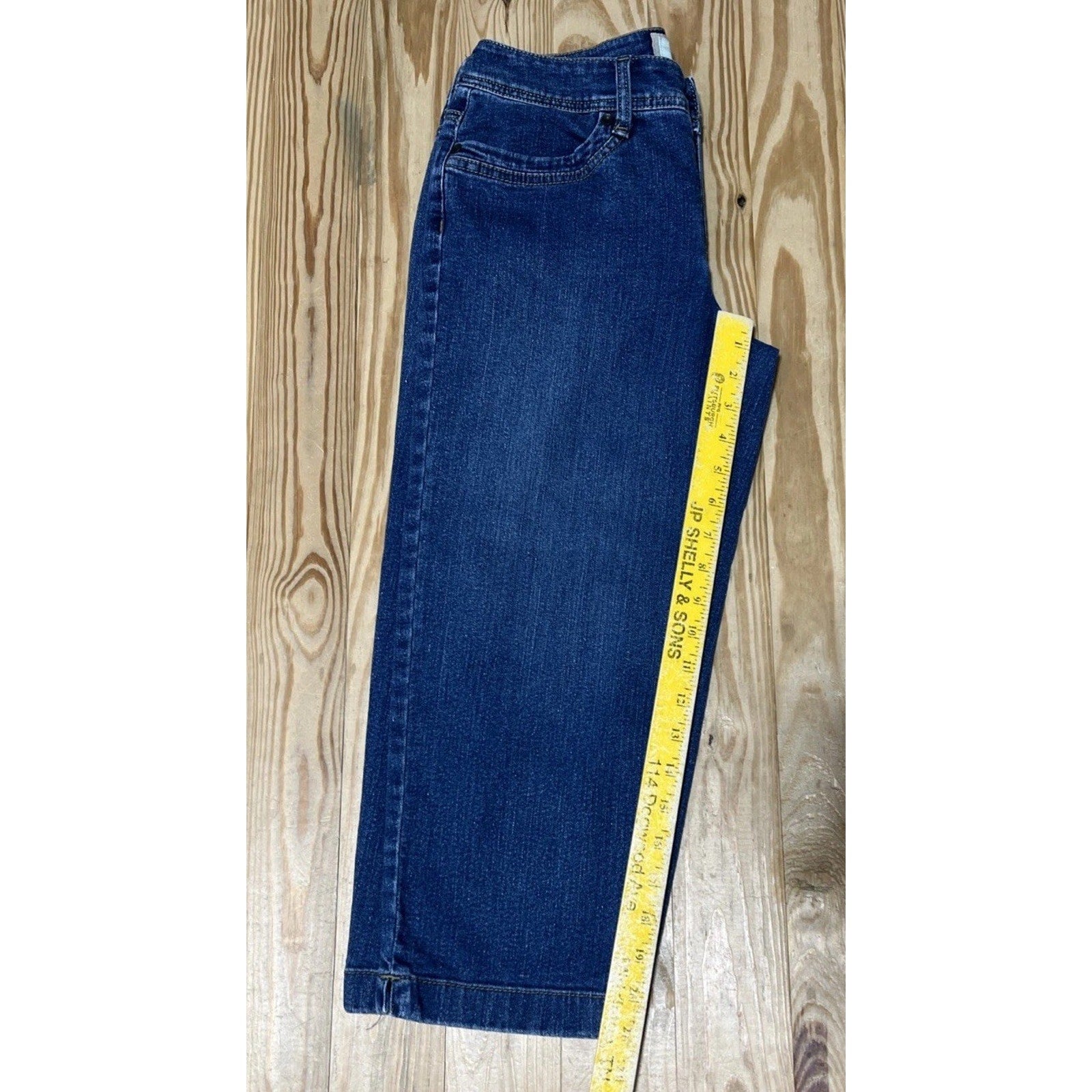 Sonoma Pants Womens 4 Capri Jean Denim Life Style Comfort Western Hiking 28x21