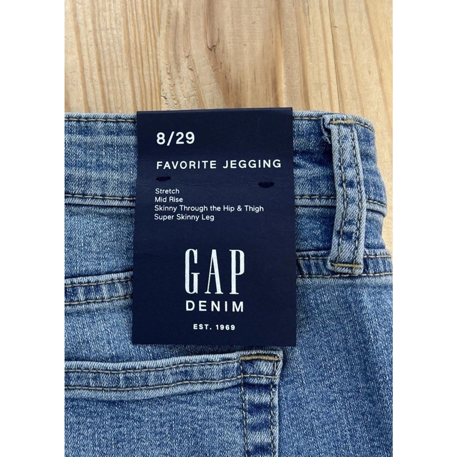 GAP Women's Size 8/29 Blue Denim Favorite Jegging Skinny Jeans NWT