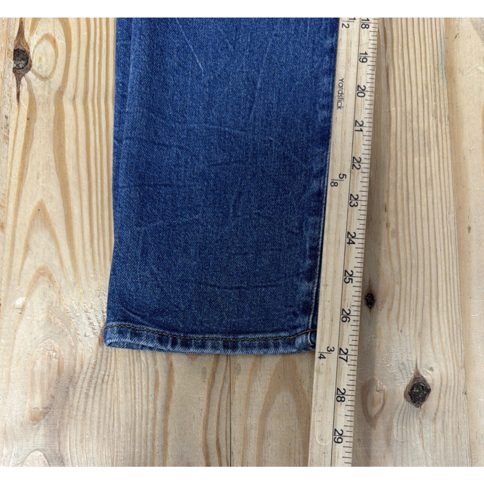 J. Crew Essential High Rise Straight Jean size 26 in Medium Wash