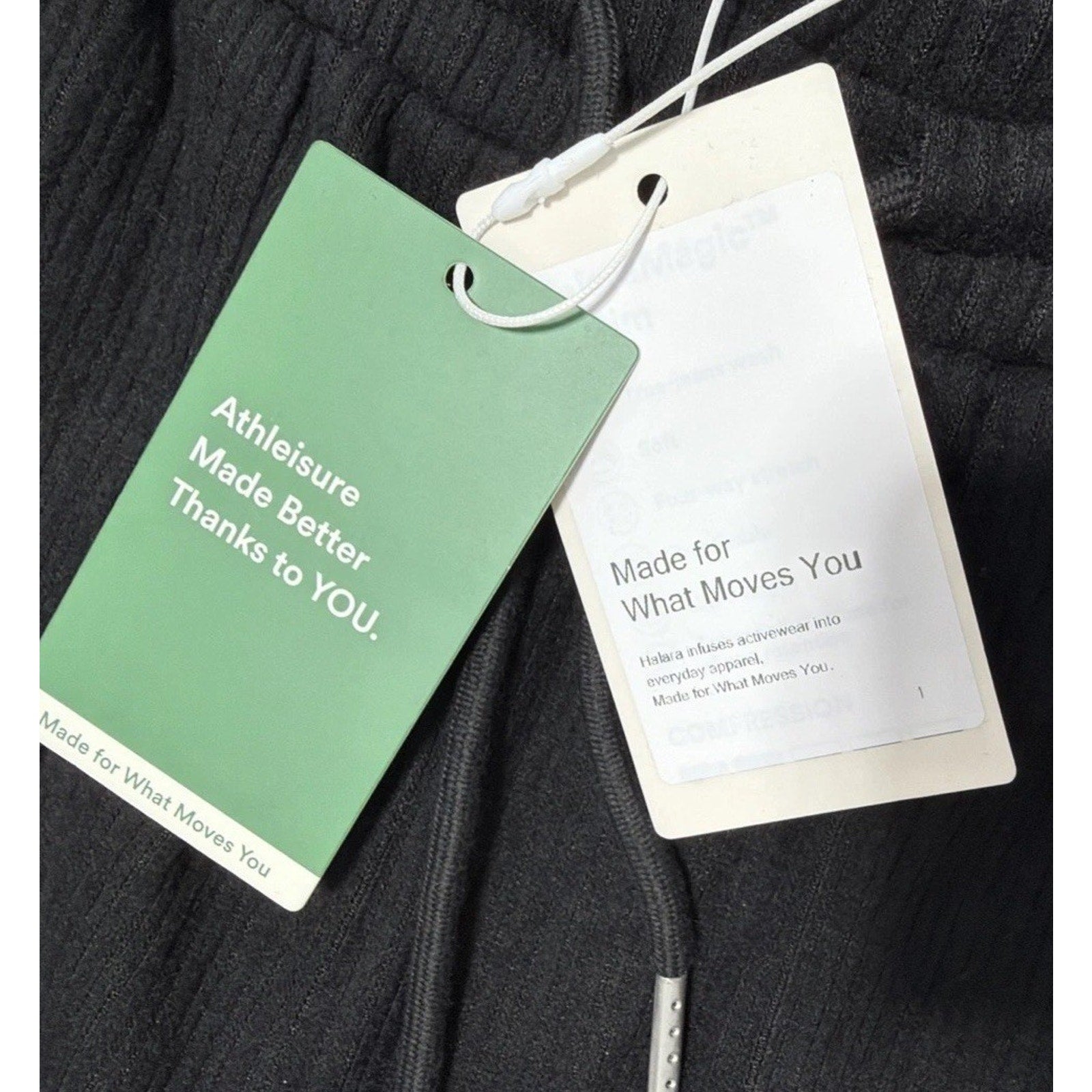 Halara Mid Rise Wide Leg Cargo Pants Women’s Black Pull On Pockets NWT Size XS