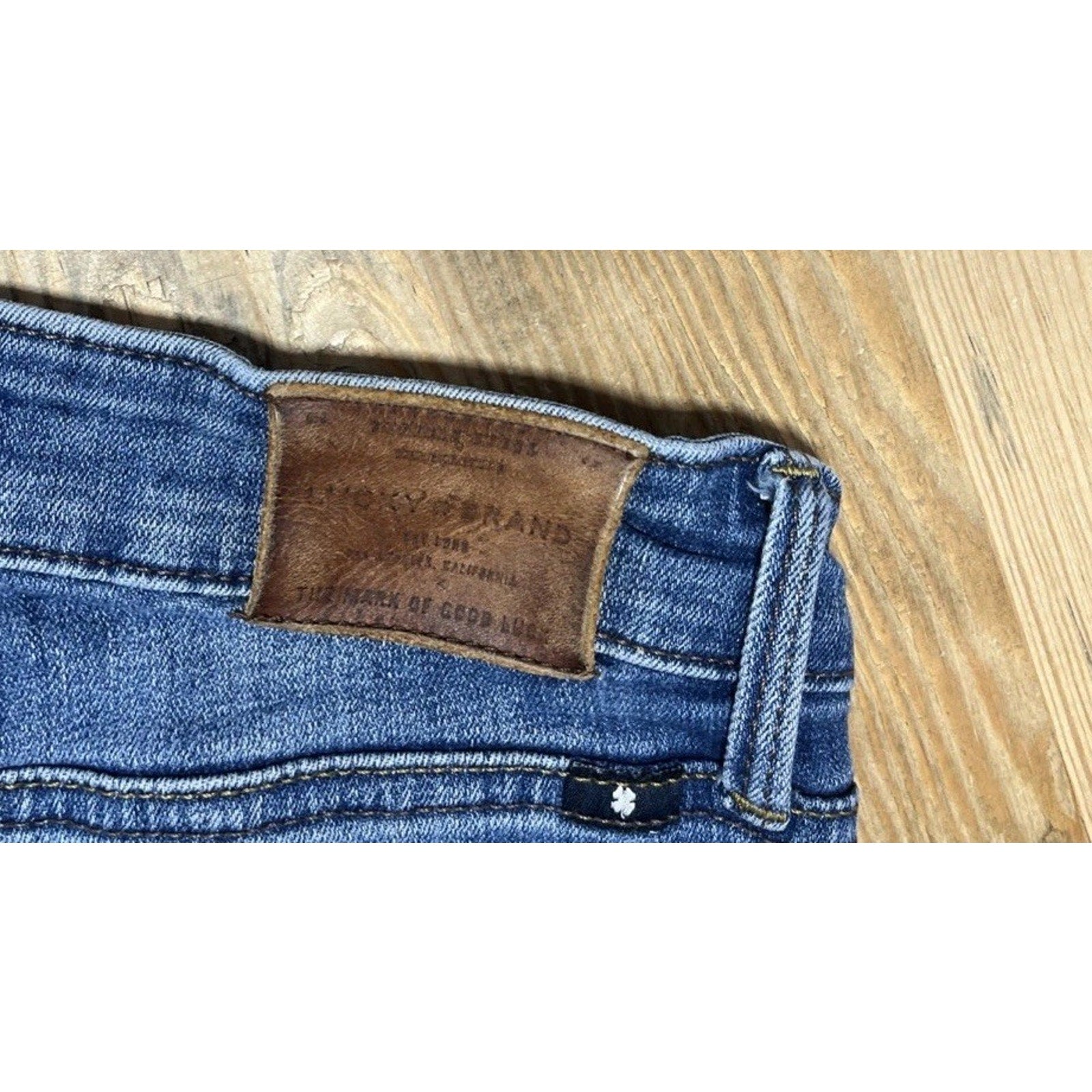 Lucky Brand Hayden Mid Rise Skinny Crop 4 (27 X 26) Women's Denim Jeans Raw Hem