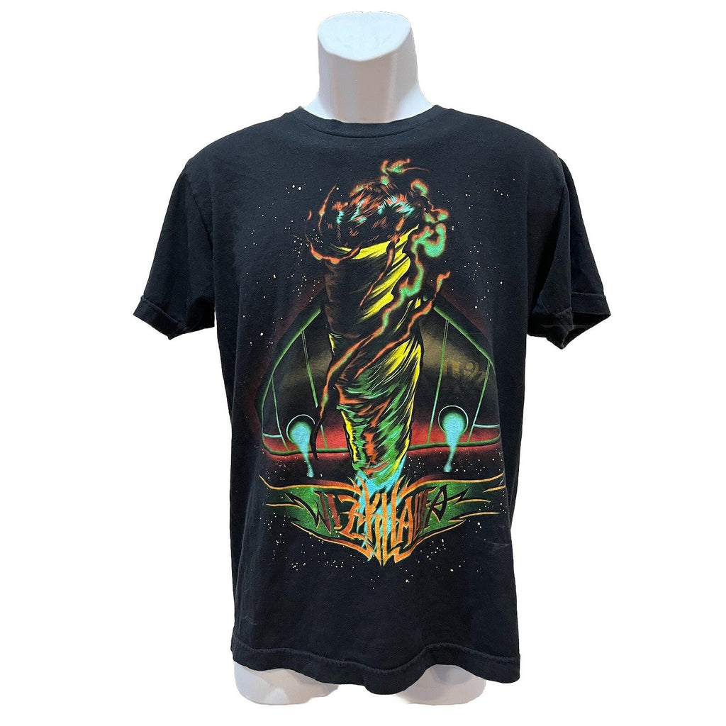 Philcos Wiz Black Cotton Khalifa Rap T-Shirt Logo Intense Design Men's Size M