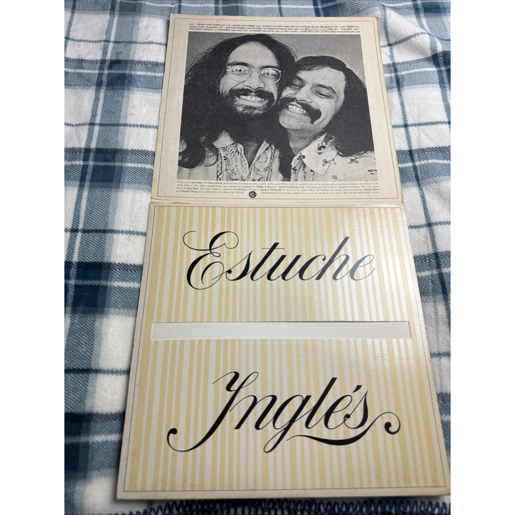 Vintage Vinyl LP Cheech & Chong Big Bambu 1972 Missing Rolling Paper Original