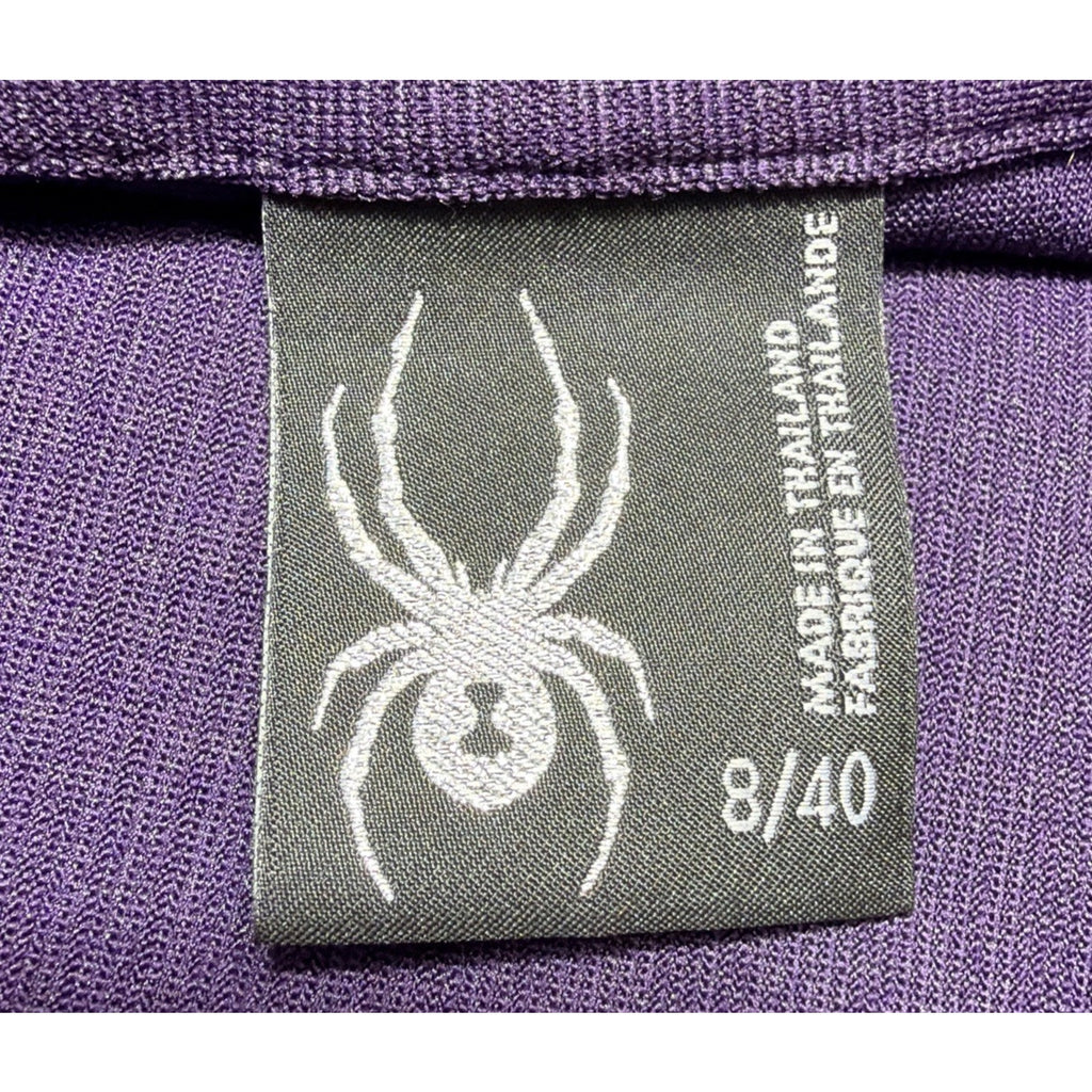 SPYDER Size 8 Womens Purple 1/2 Zip Freestyle Athletic Pullover