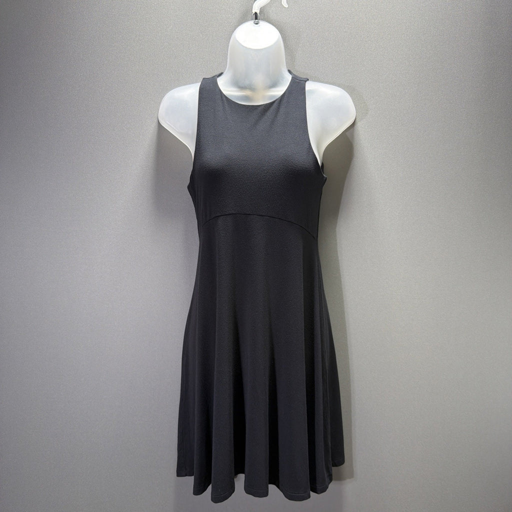 ATHLETA WOMEN'S Black SLEEVELESS SANTORINI THERA DRESS PETITES Sz XSP