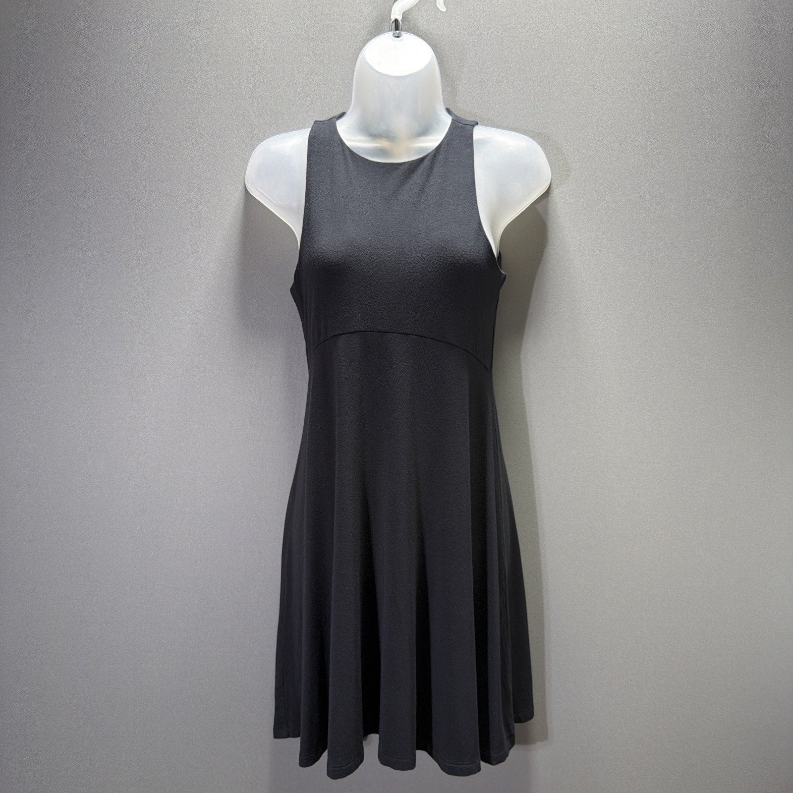 ATHLETA WOMEN'S Black SLEEVELESS SANTORINI THERA DRESS PETITES Sz XSP