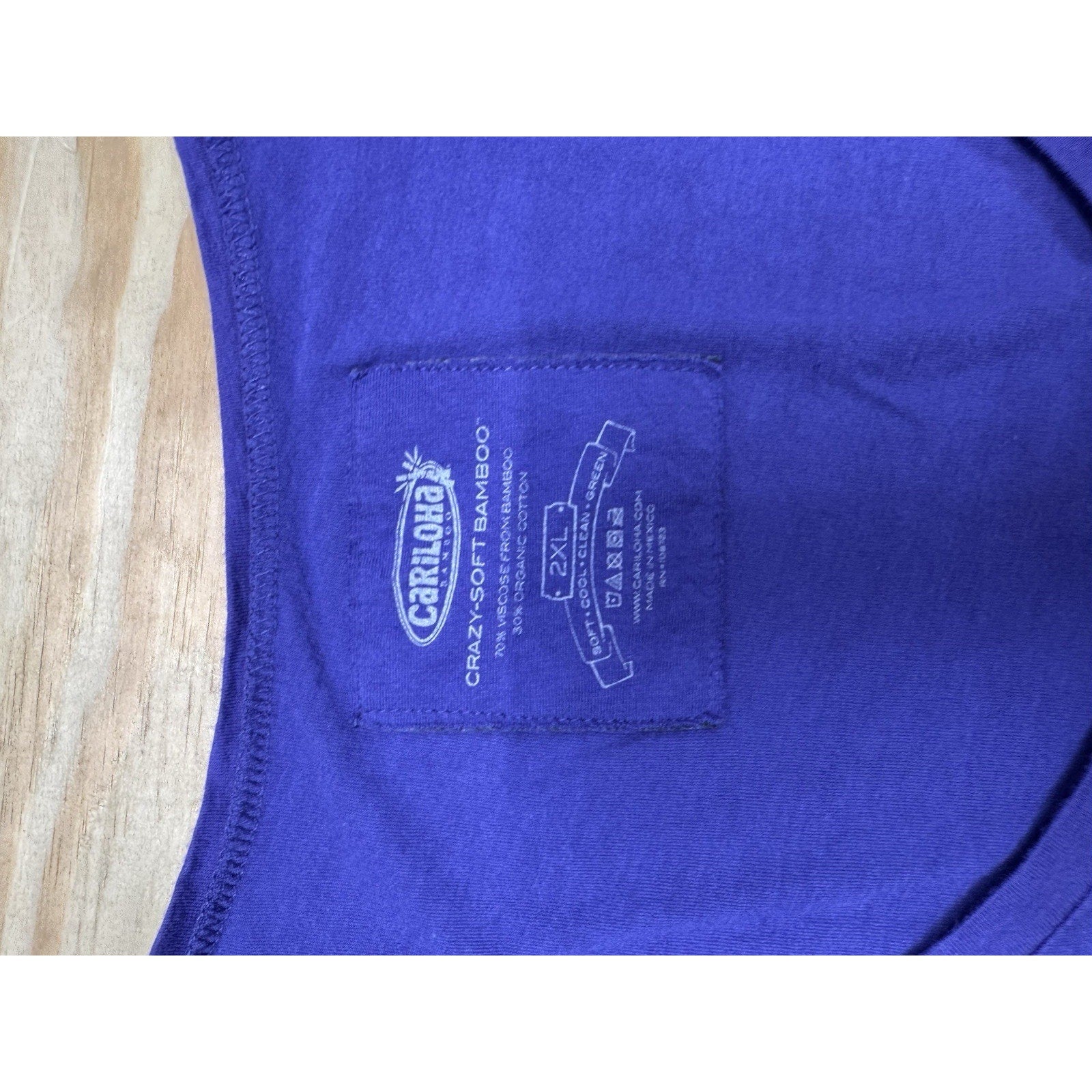 Cariloha Women’s Purple TShirt “Let the Sea Set You Free” Sz 2XL