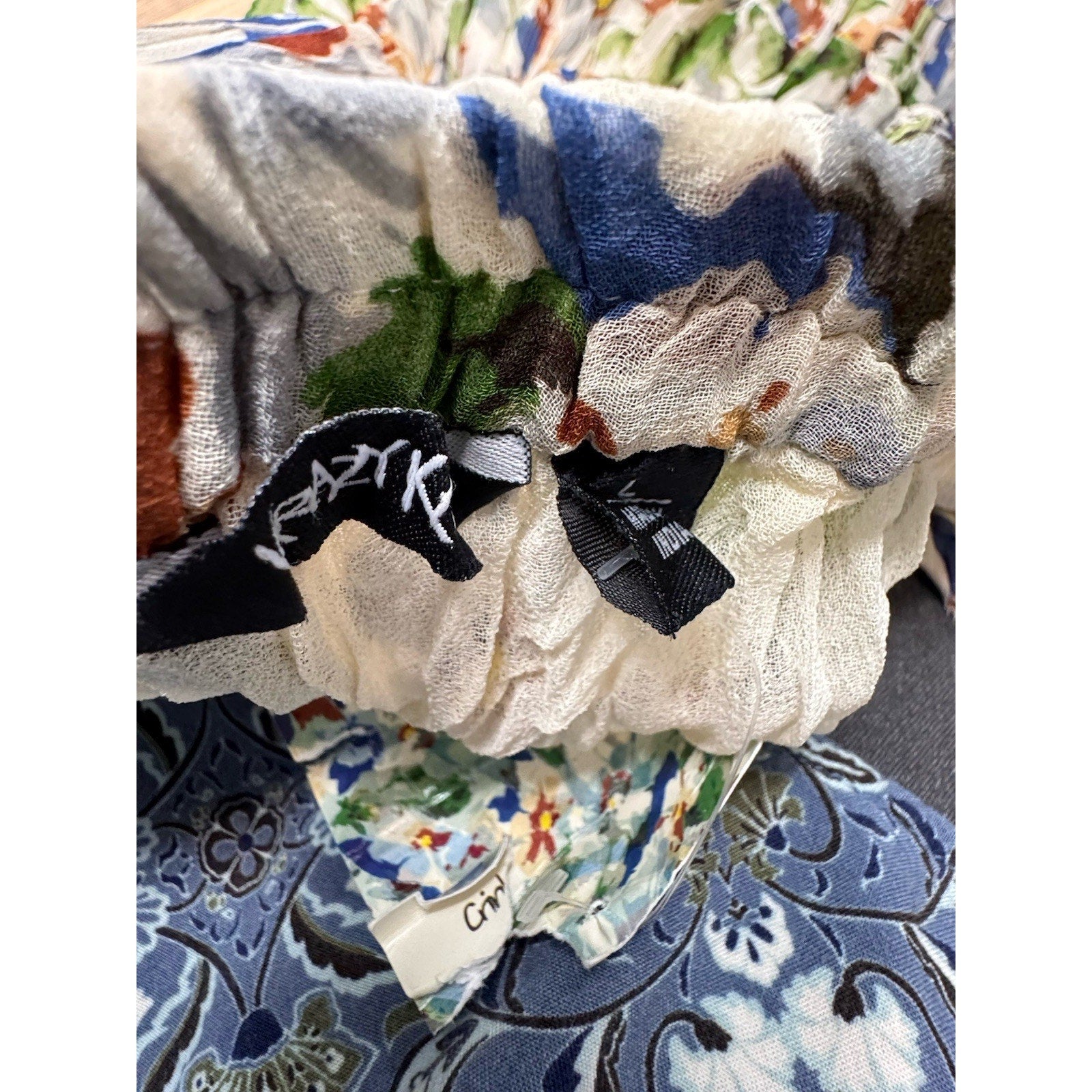 Krazy Kat Tiered Lined Maxi Skirt Women’s Size L Flowy Retro Fairy