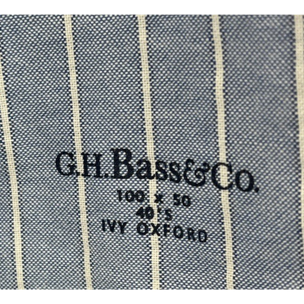 G.h. Bass & Co Ivy Oxford 40’s Longsleeve Button Up Slim Fit Shirt Size Large