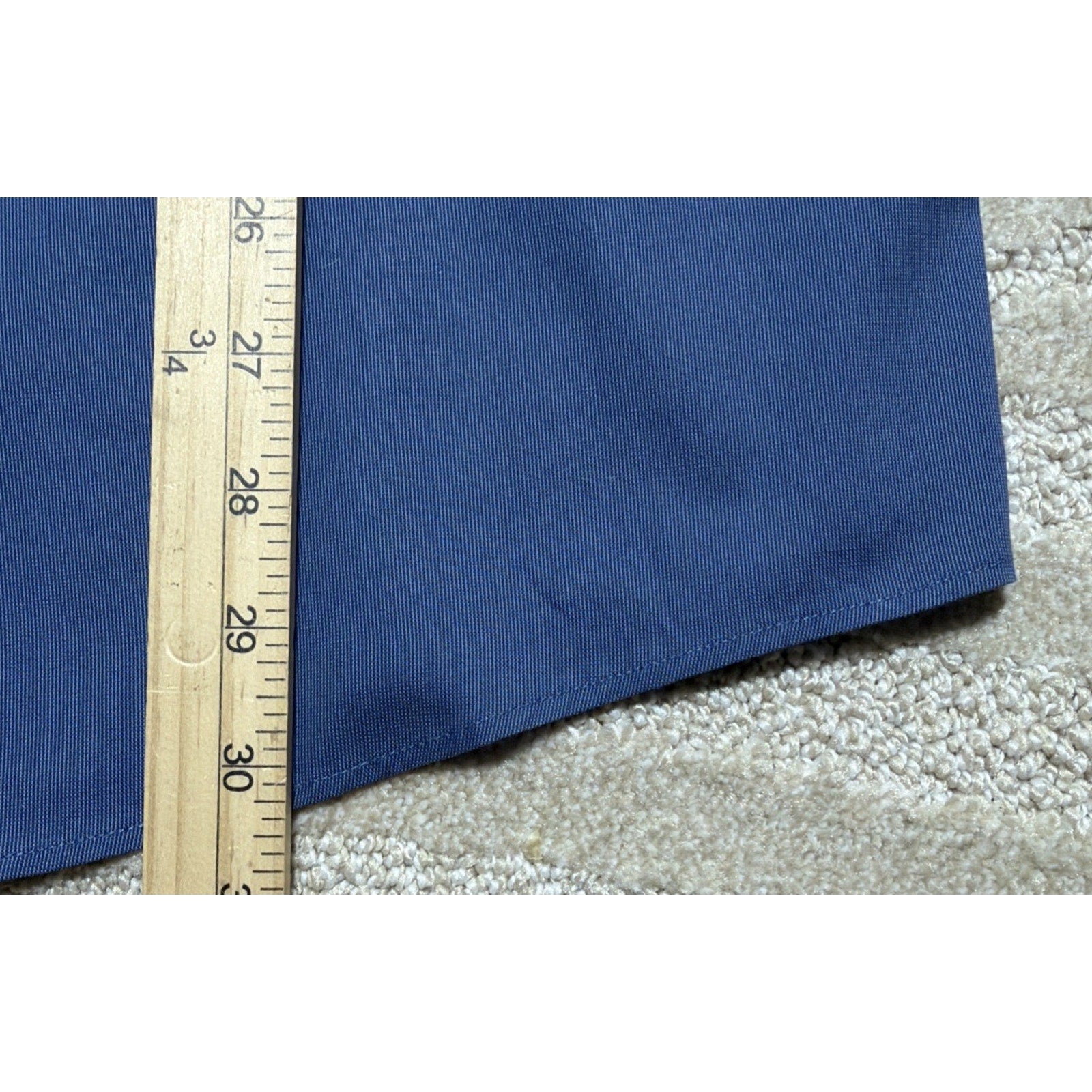 Calvin Klein Dress Shirt Mens 16.5 34/35 Blue Stretch Button Up Long Sleeve NWT