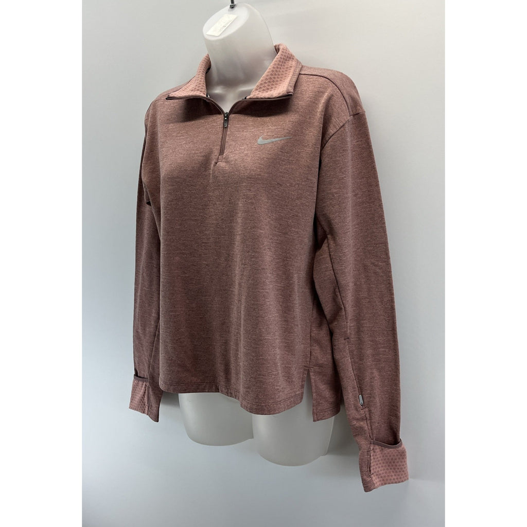 Nike Dri Fit Therma Element Sphere 1/4 Zip Running Top Women’s Size Medium
