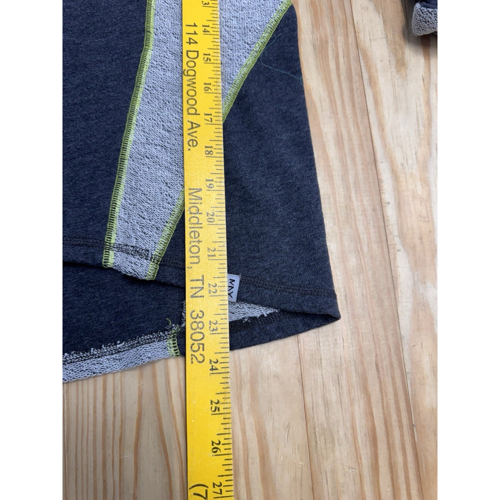 Marc New York Performance Long Sleeve Sweatshirt Women’s Medium Black/Gray/Yello