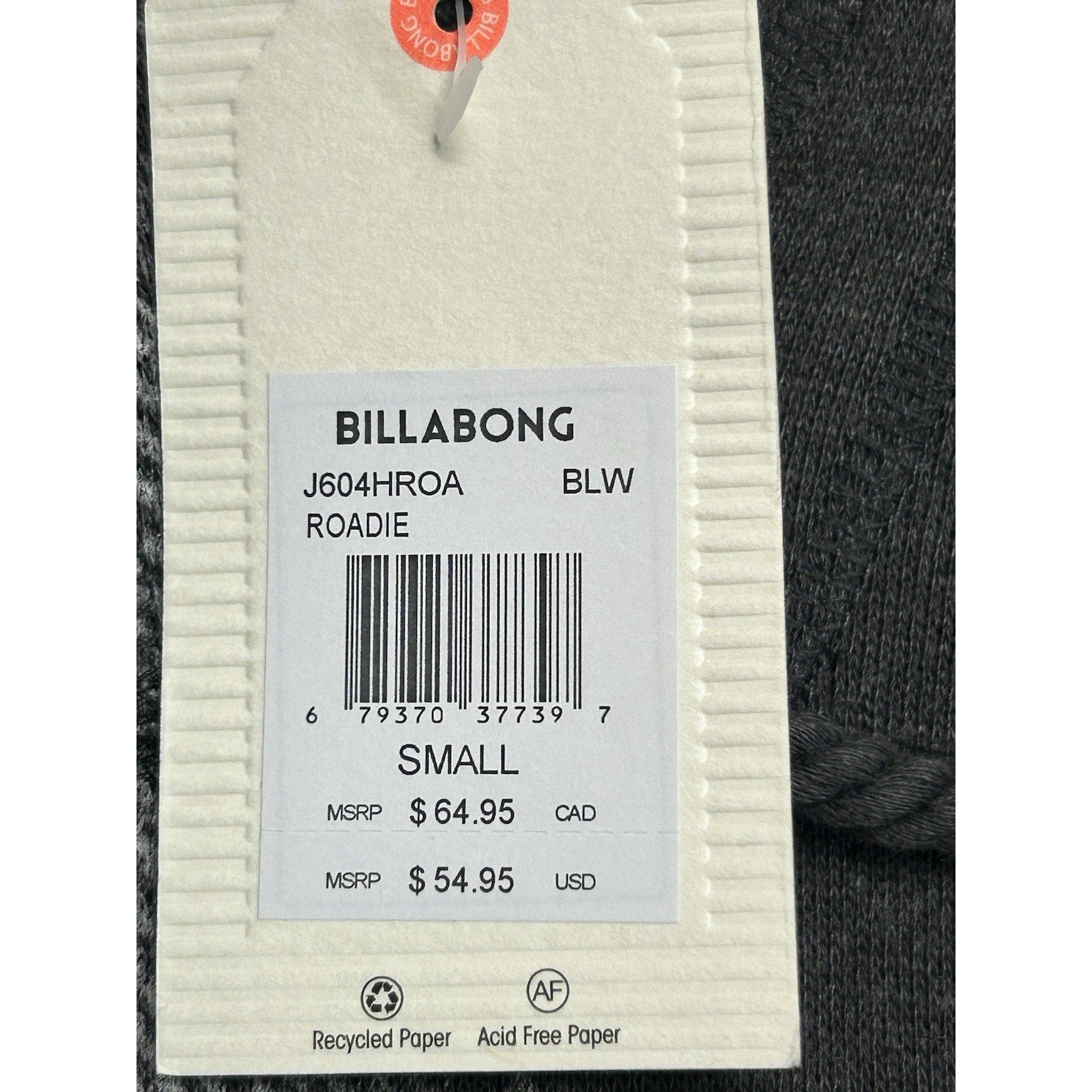 Billabong Hoodie Terry Pullover Grey Beach Stripe SP NWT