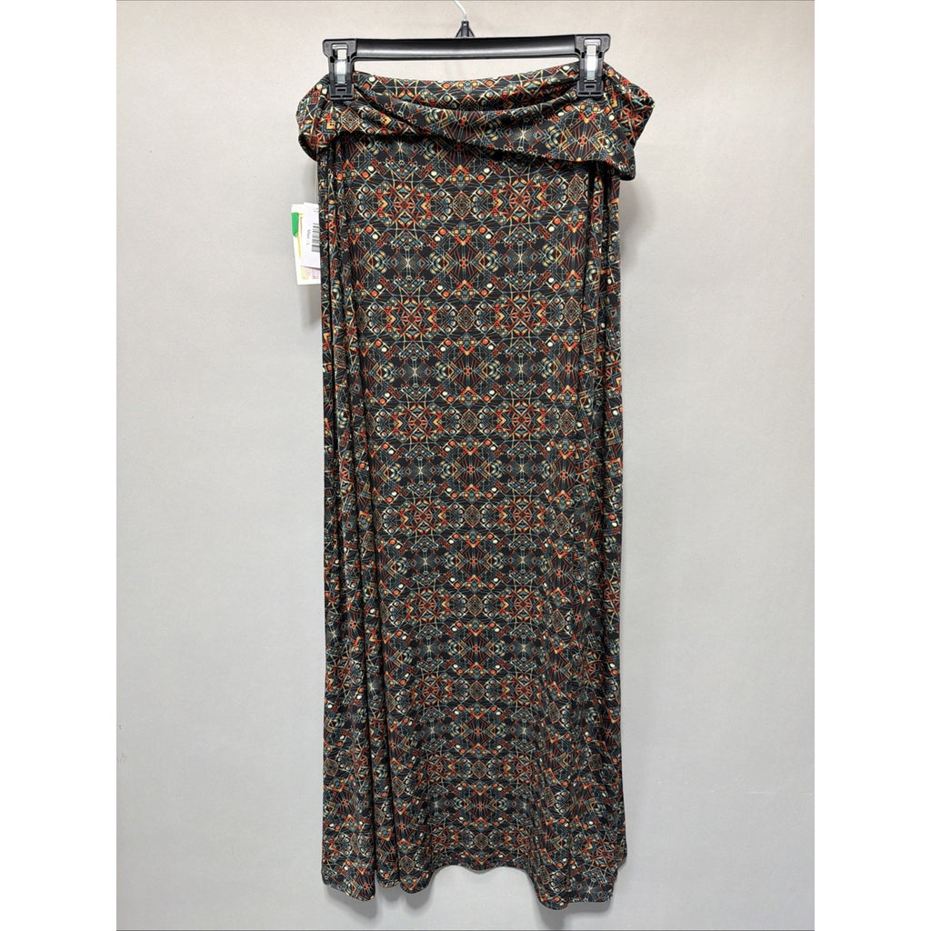 LuLaRoe Size Large Maxi Skirt Aztec Print Stretch Knit Long Women’s L New