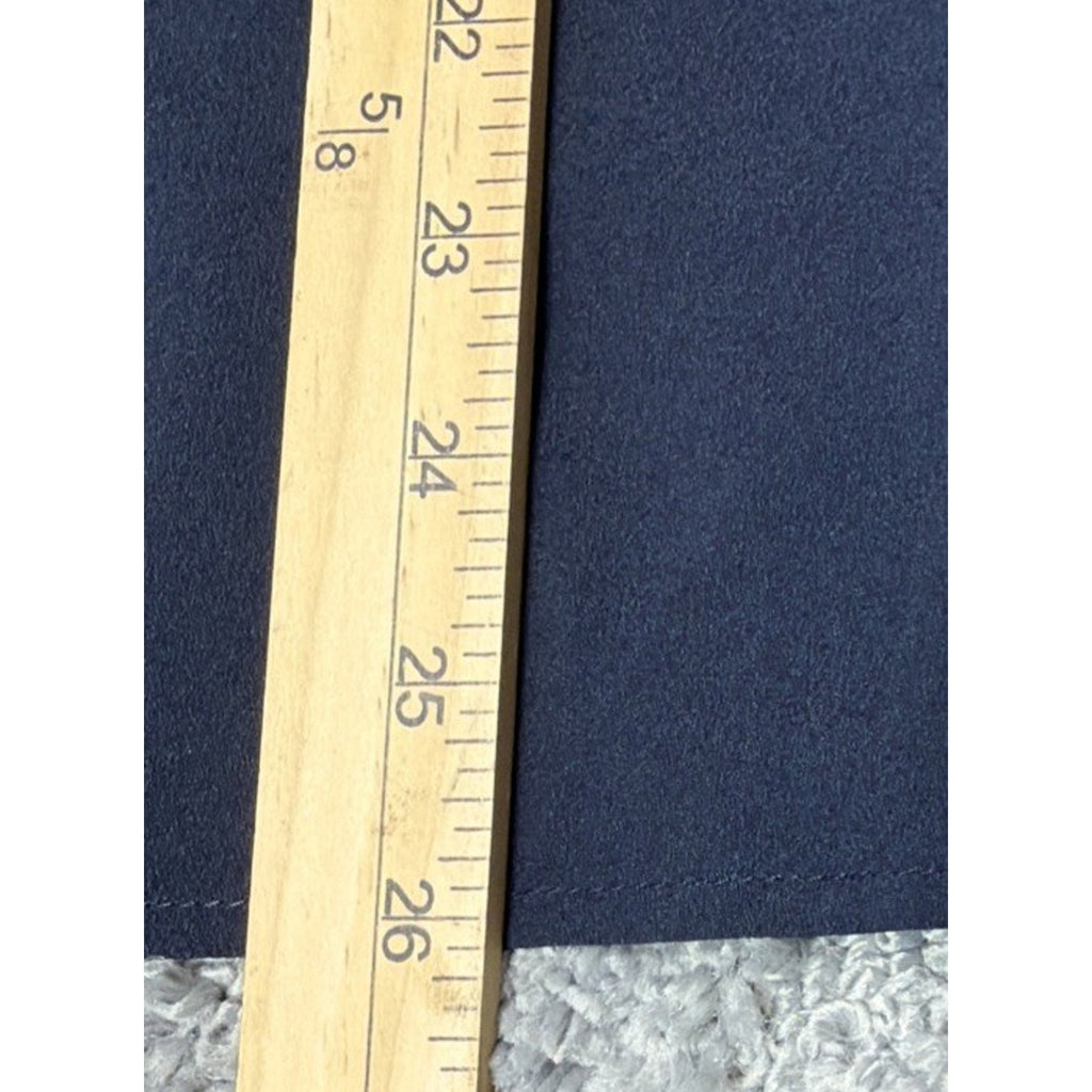 Banana Republic Navy Tulip Sleeve Blouse Size M Top Career Minimalist