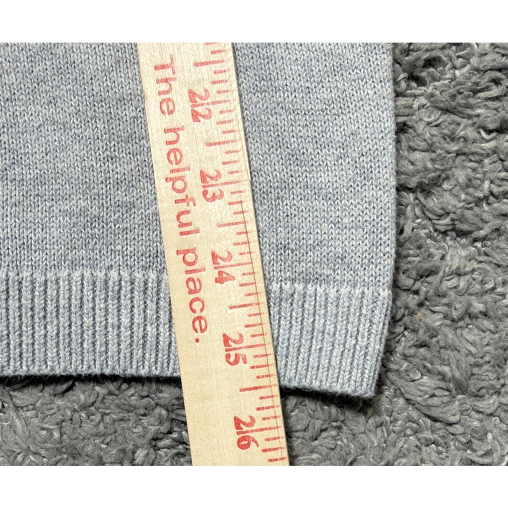 Talbots Women M Fair Isle Long Sleeve Pullover Rib Yoke Crewneck Sweater