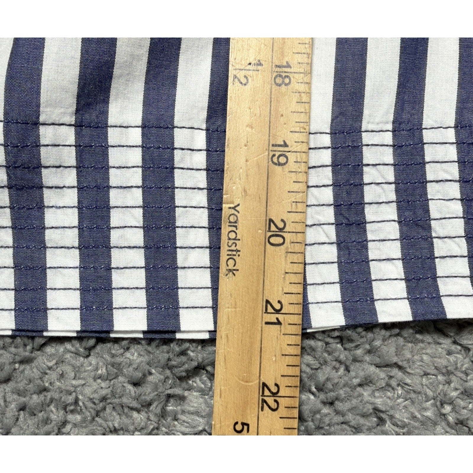 Anthropologie Womens Darcey Popover Swing Top Cotton Blue Stripe Size XXS NWT