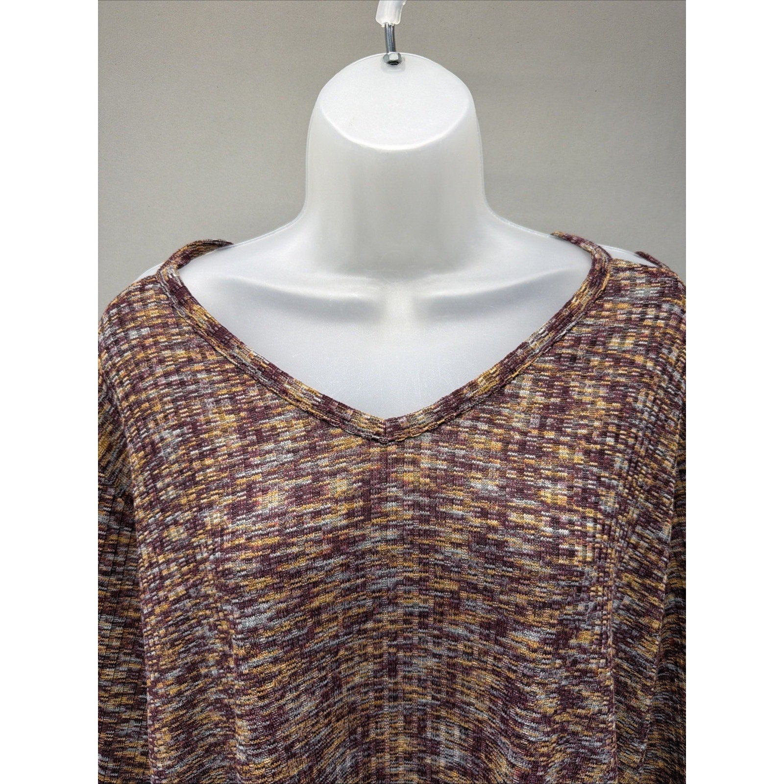 CATO Est. 1946, Pullover Sweater, Multicolor, Open Shoulder, Size 18-20W, New