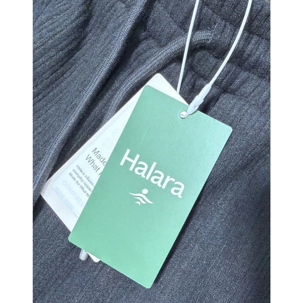 Halara Mid Rise Wide Leg Cargo Pants Women’s Black Pull On Pockets NWT Size XS