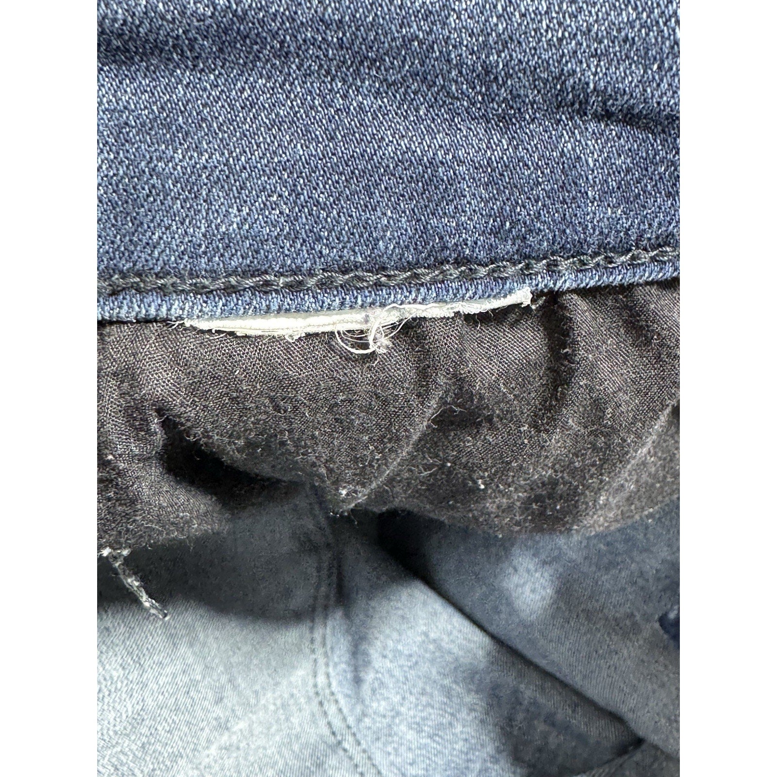 Lee Relaxed Fit Straight Leg Blue Jeans Dark Wash High Rise No Tag 32 X 27 1/2