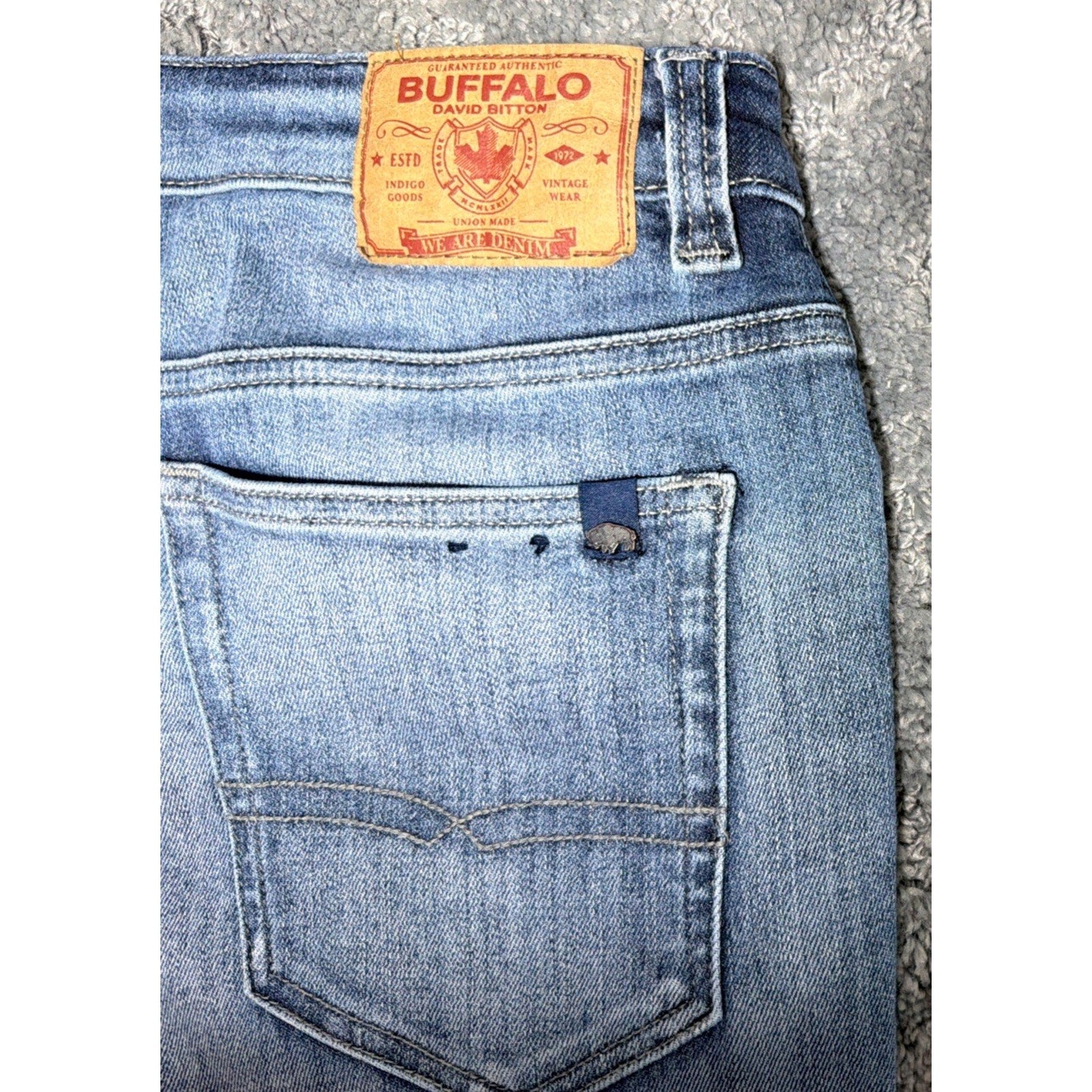 Buffalo David Benton Jeans Freedom Series Skinny Max 33x30 Men’s