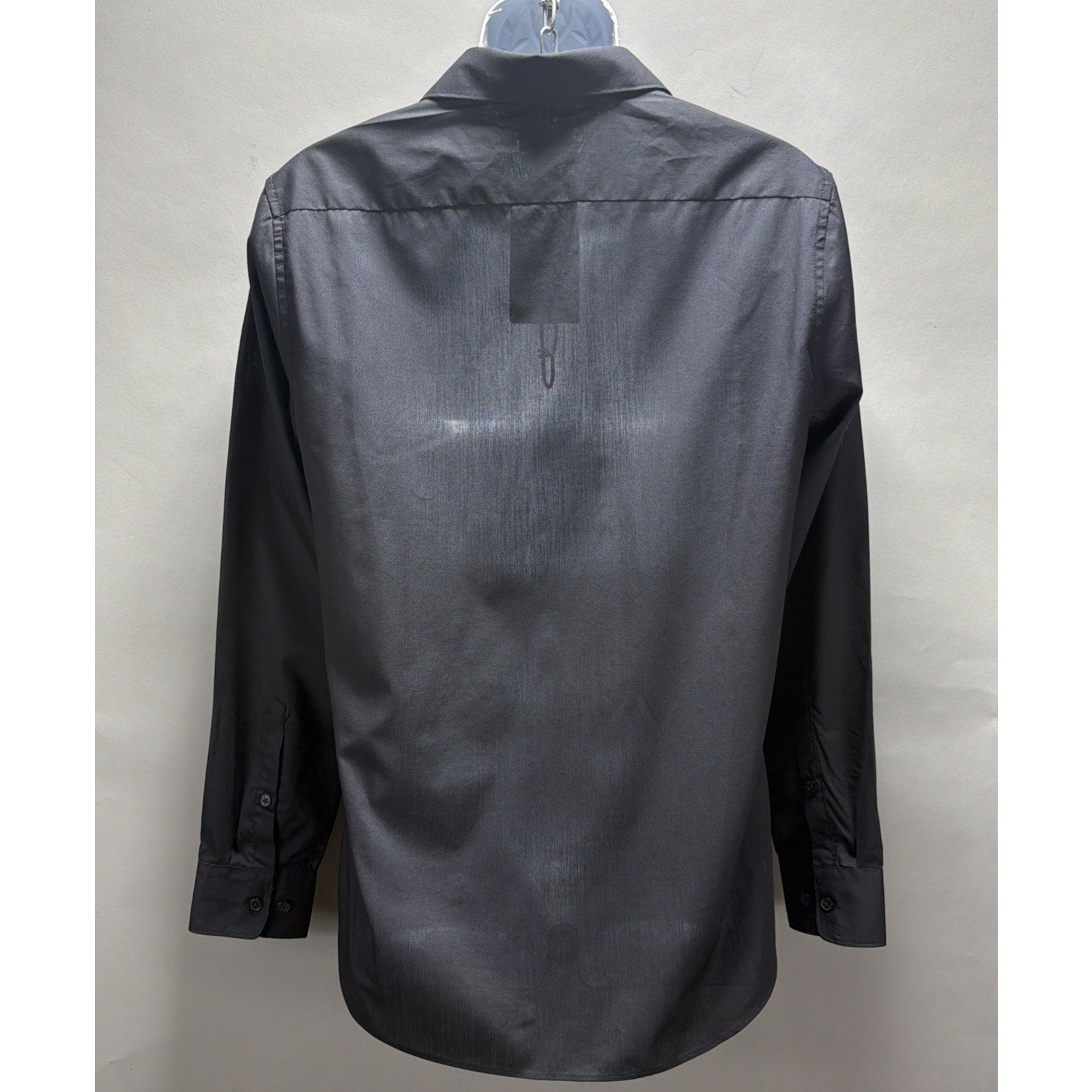 H&M Regular Fit Cool Down Tech Button Down Shirt Men's Small NWT Black