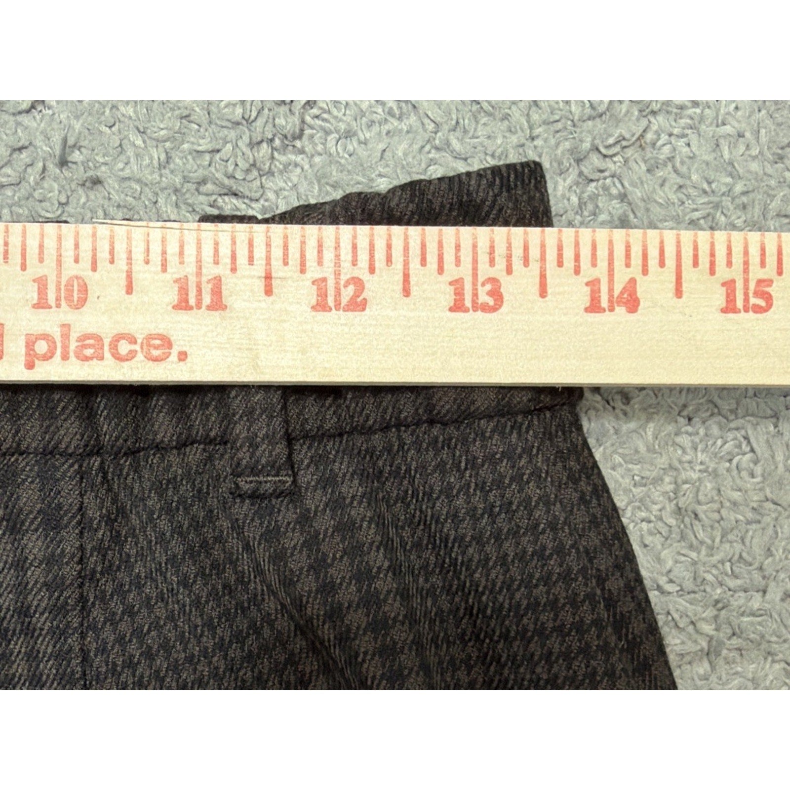 Gap High Rise Wide Leg Pants Black Plaid Womens 4 Long Twill Stretch Trouser NWT