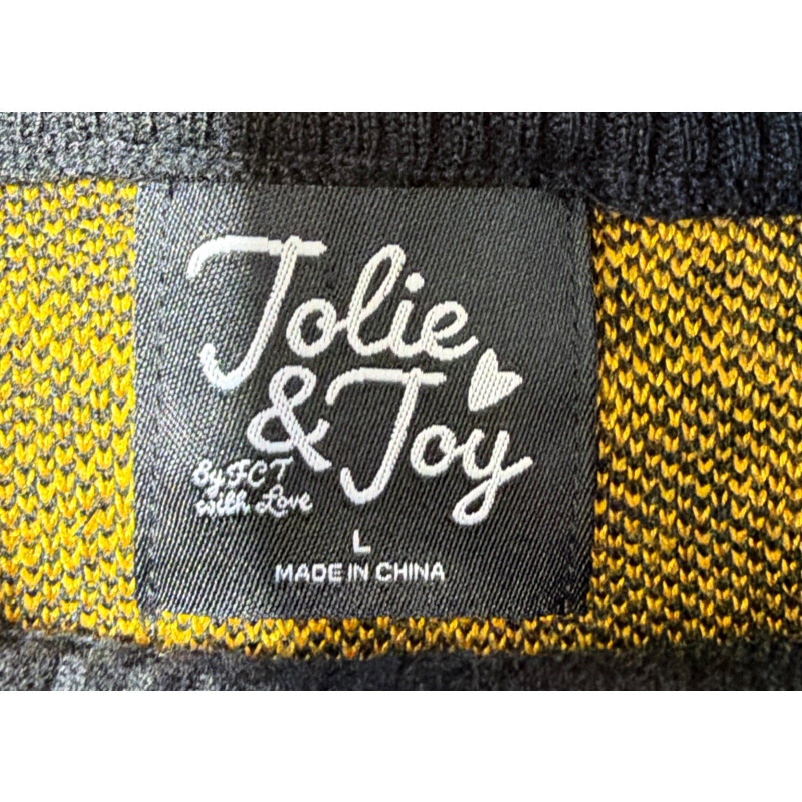 Jolie & Joy Designer Super Soft Tie Side High Neck Sweater Womens Size L