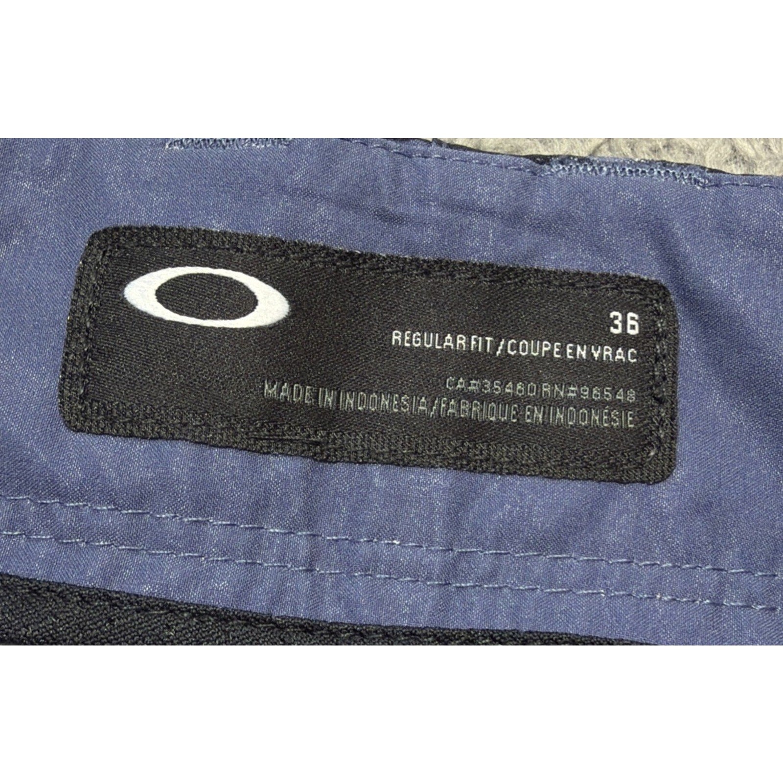 Mens Oakley Wave Shorts Size 36 Inseam 11" Ohydrolix Blue Indigo Stretch