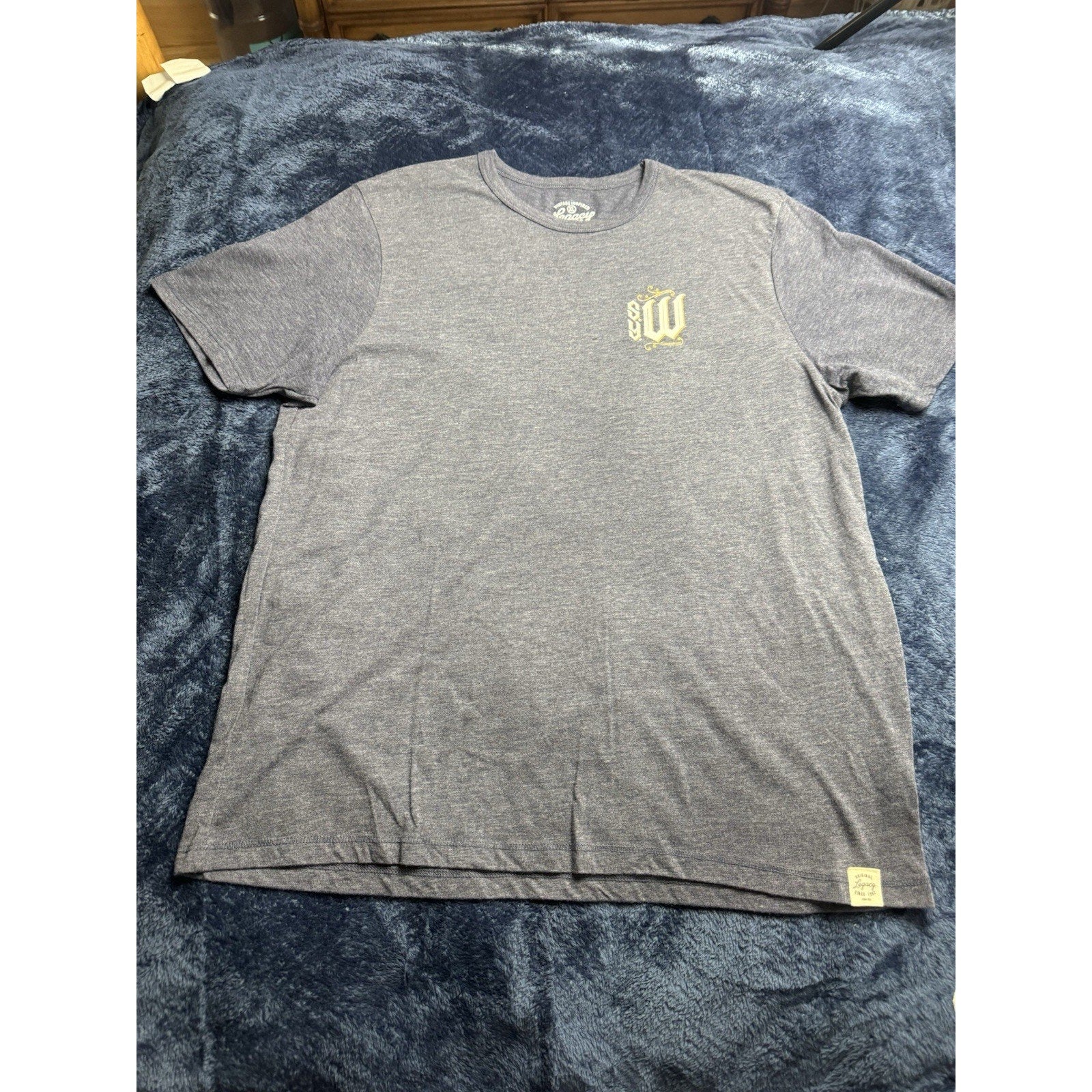 Legacy Brand Navy Blue Short Sleeve S.Y. Wilson & Co. Men’s T Vintage Inspired