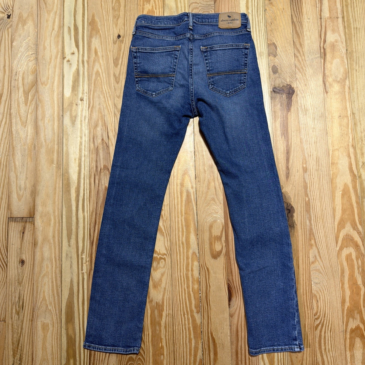 Abercrombie Kids 1892 Blue Denim Skinny Jeans Size Boys Size 15/16 27x29 Stretch