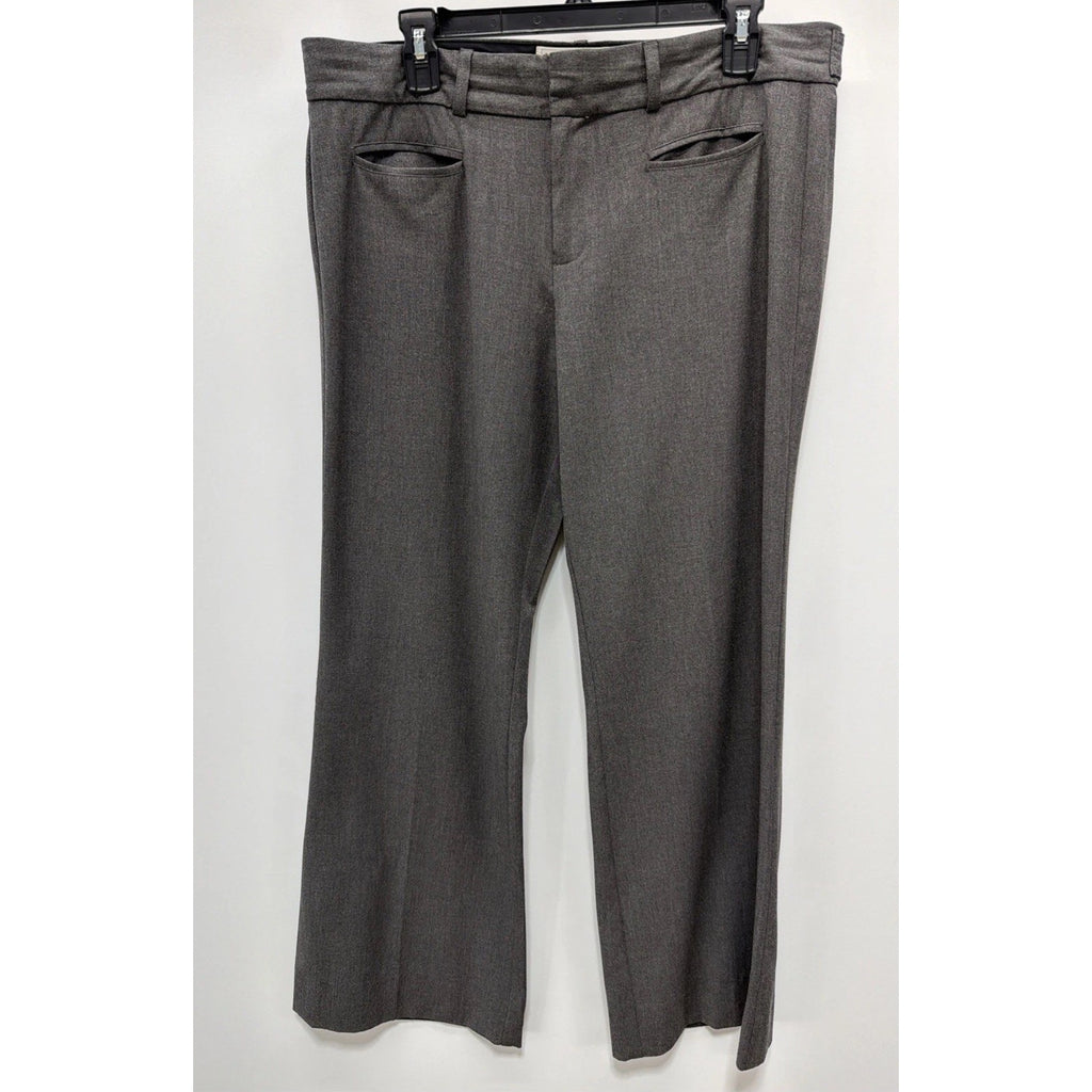 Old Navy Essential Stretch Bootcut Pants Women's 12 Gray Low Waist