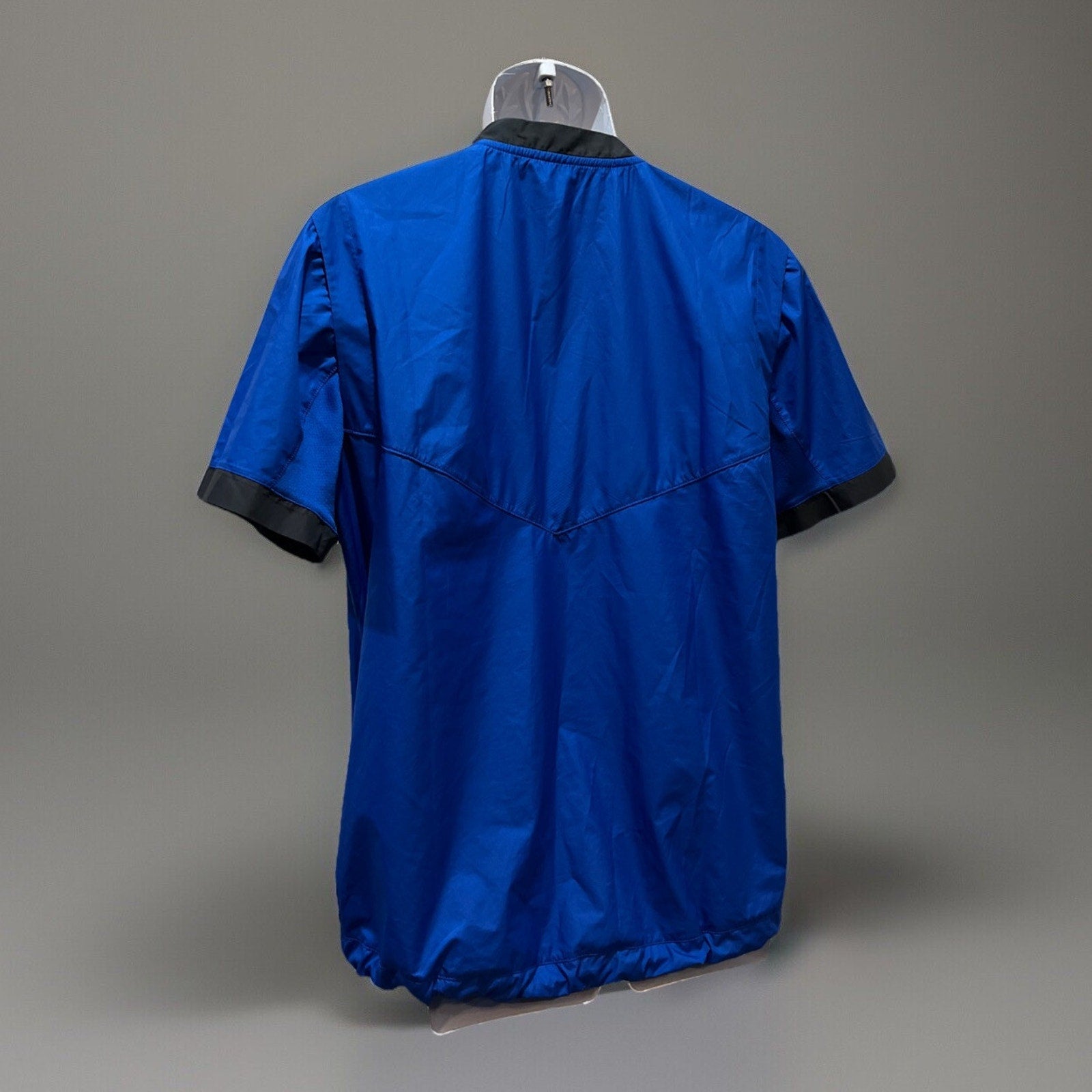 Nike Baseball Softball Short Sleeve Cage Wind Jacket Women's Blue Large